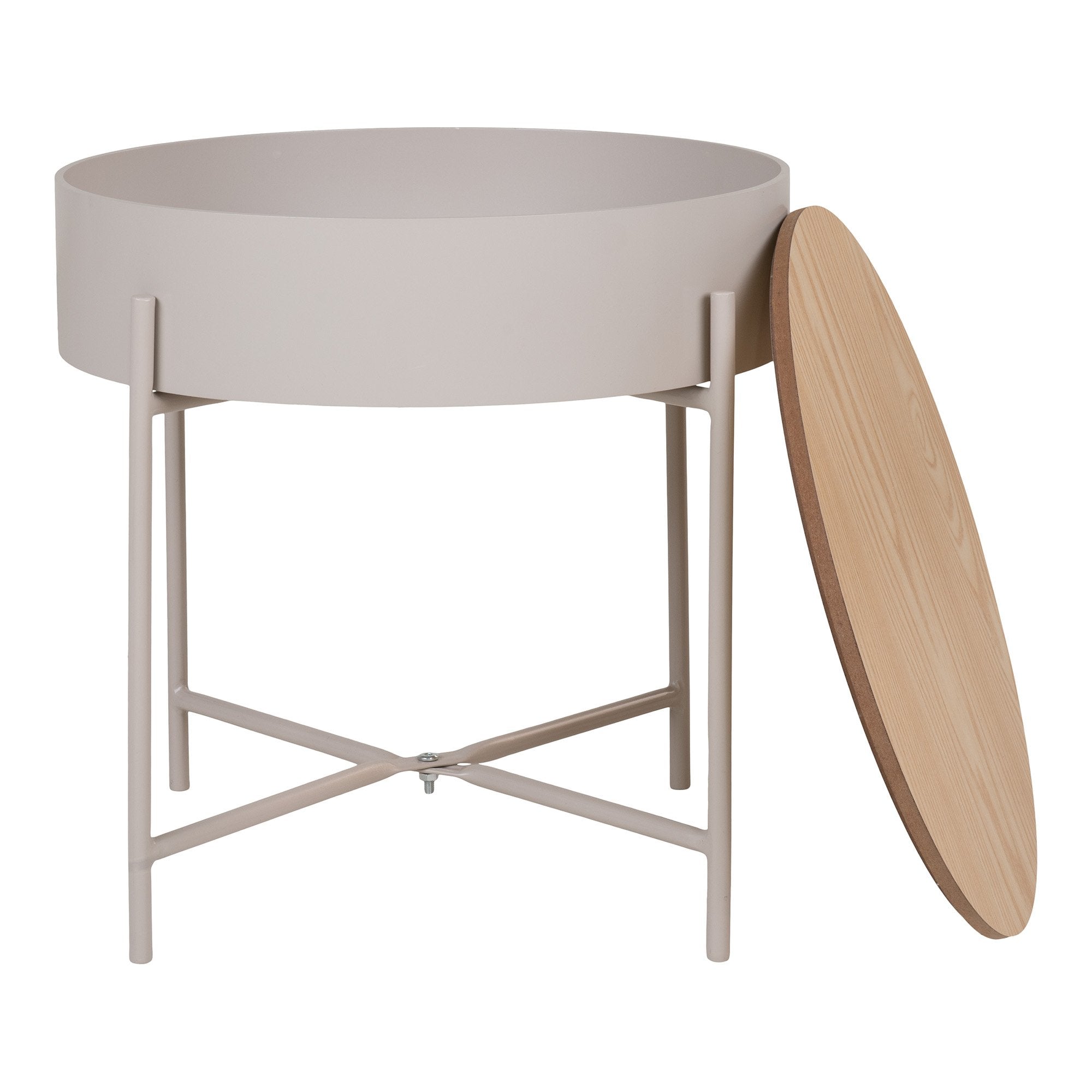 Sisco Beistelltisch, Material: MDF/Stahl