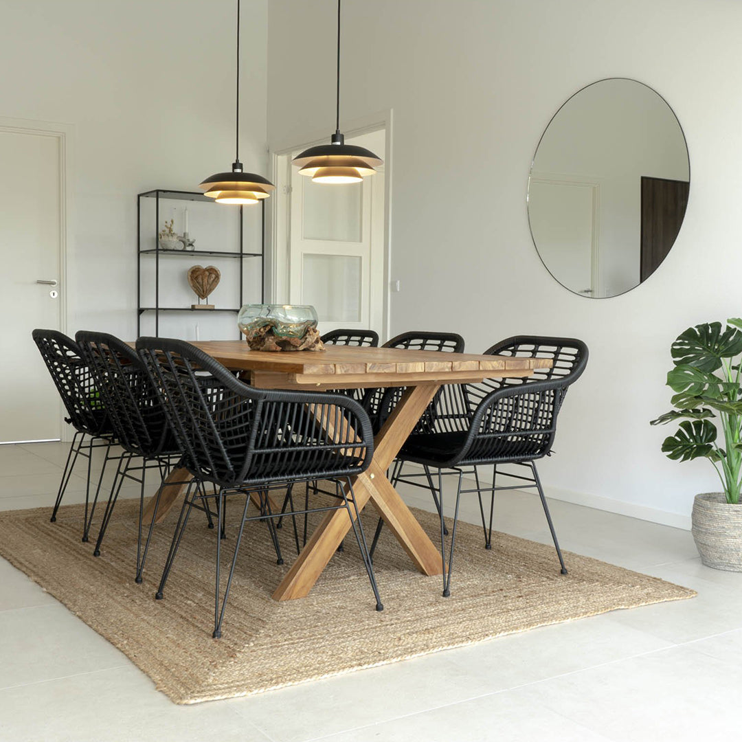 Esszimmerstuhl Trieste, Material: PE-Rattan