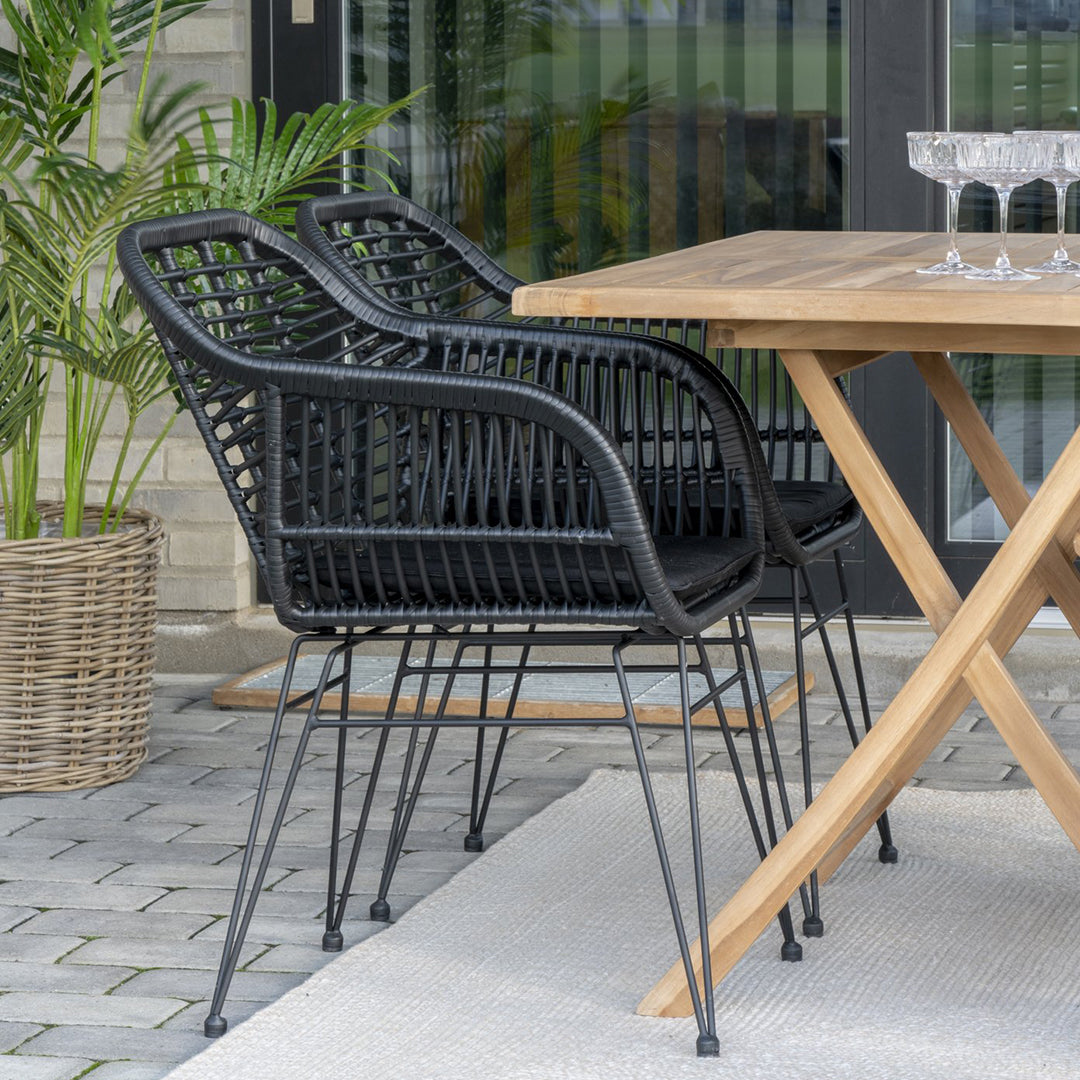 Esszimmerstuhl Trieste, Material: PE-Rattan