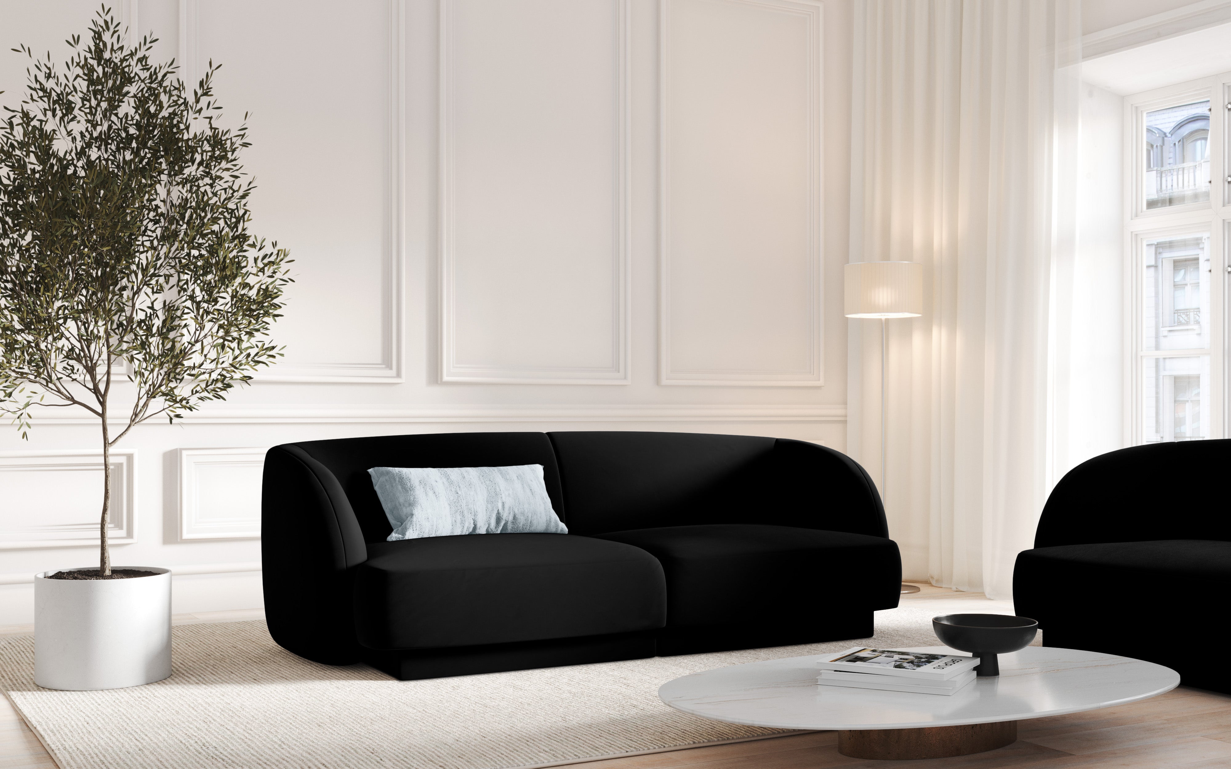 Sofa Miley 180x90cm, Material: Samt