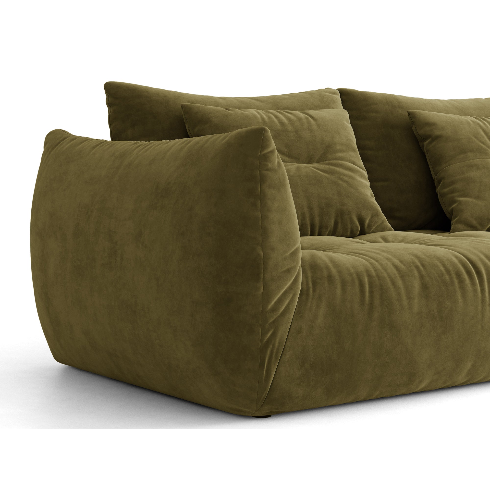 Sofa Bloom 250x108 cm, Material: Samt