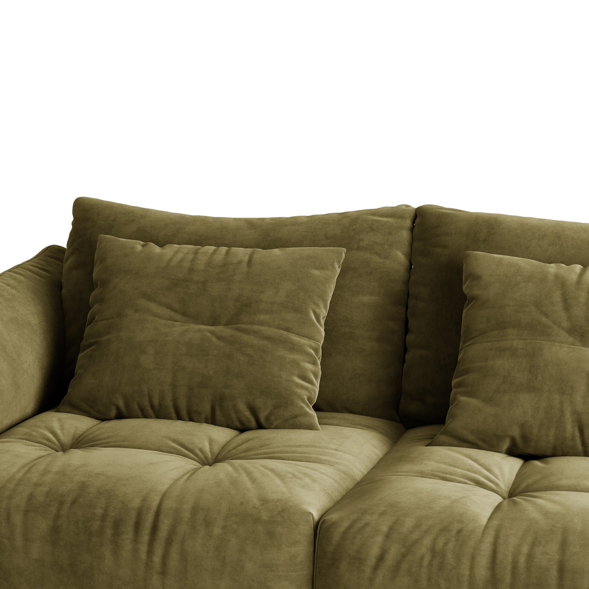 Sofa Bloom 250x108 cm, Material: Samt