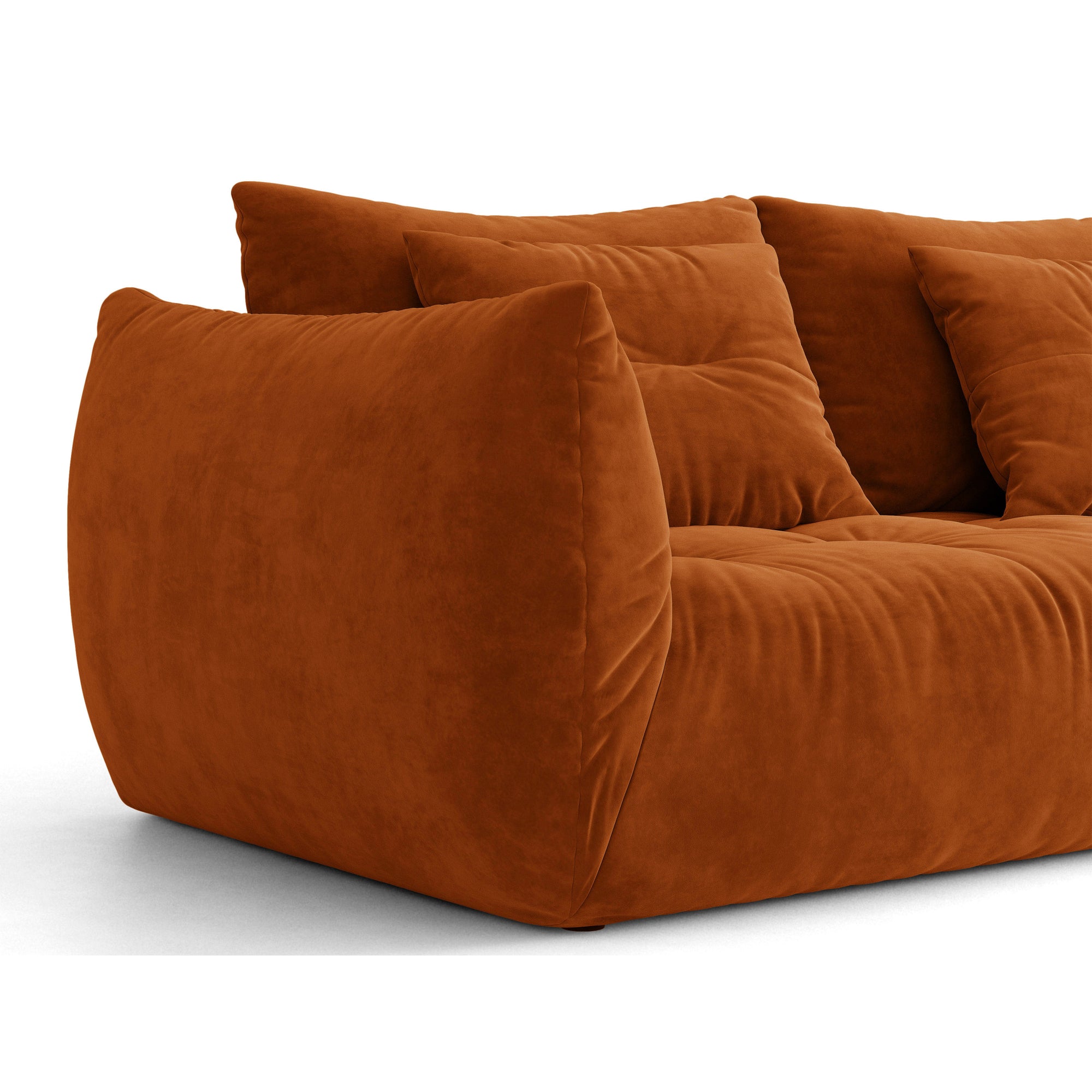 Sofa Bloom 250x108 cm, Material: Samt