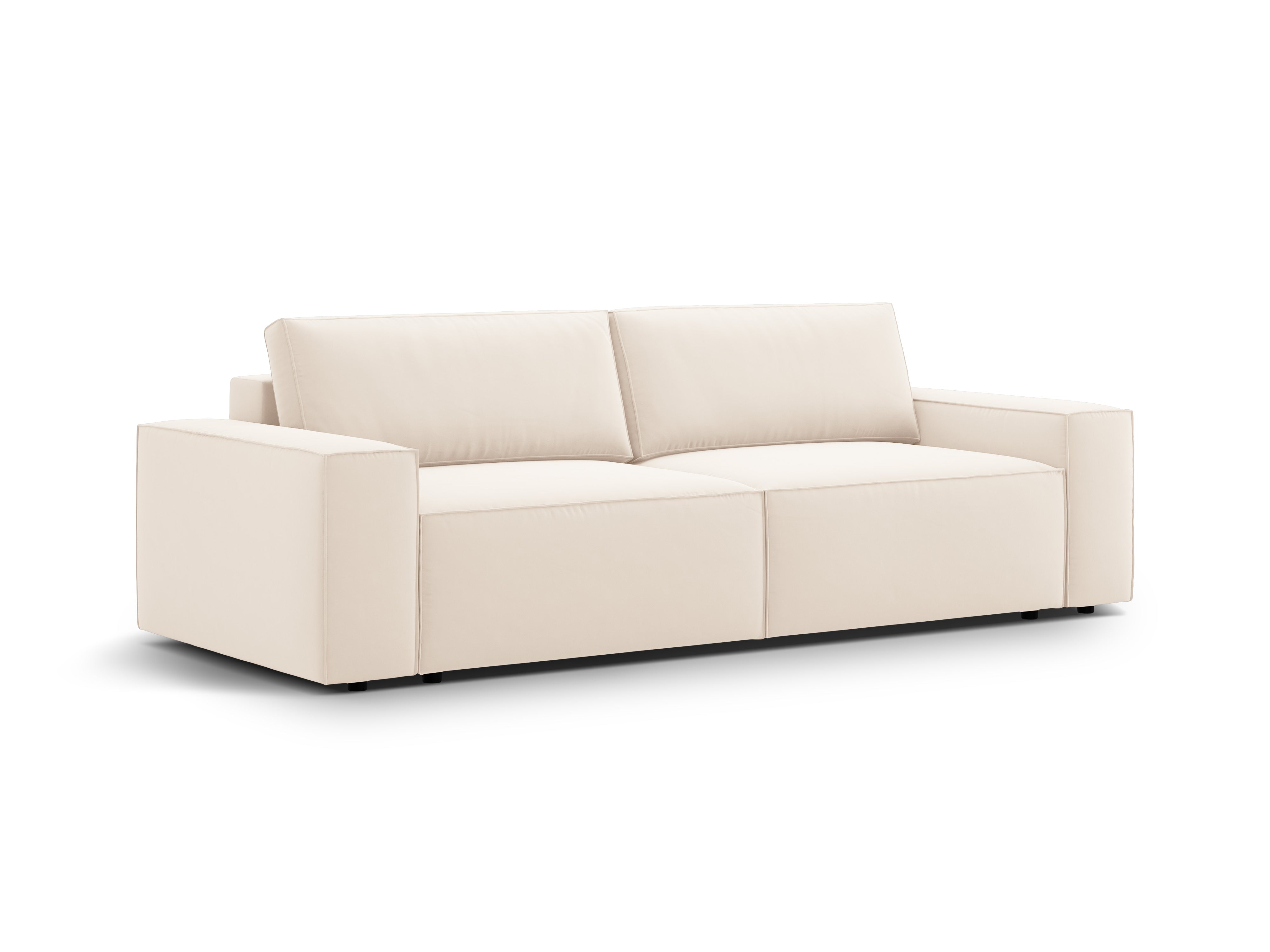 Jodie Sofa zum Ausziehen 247x107cm, Material: Samt