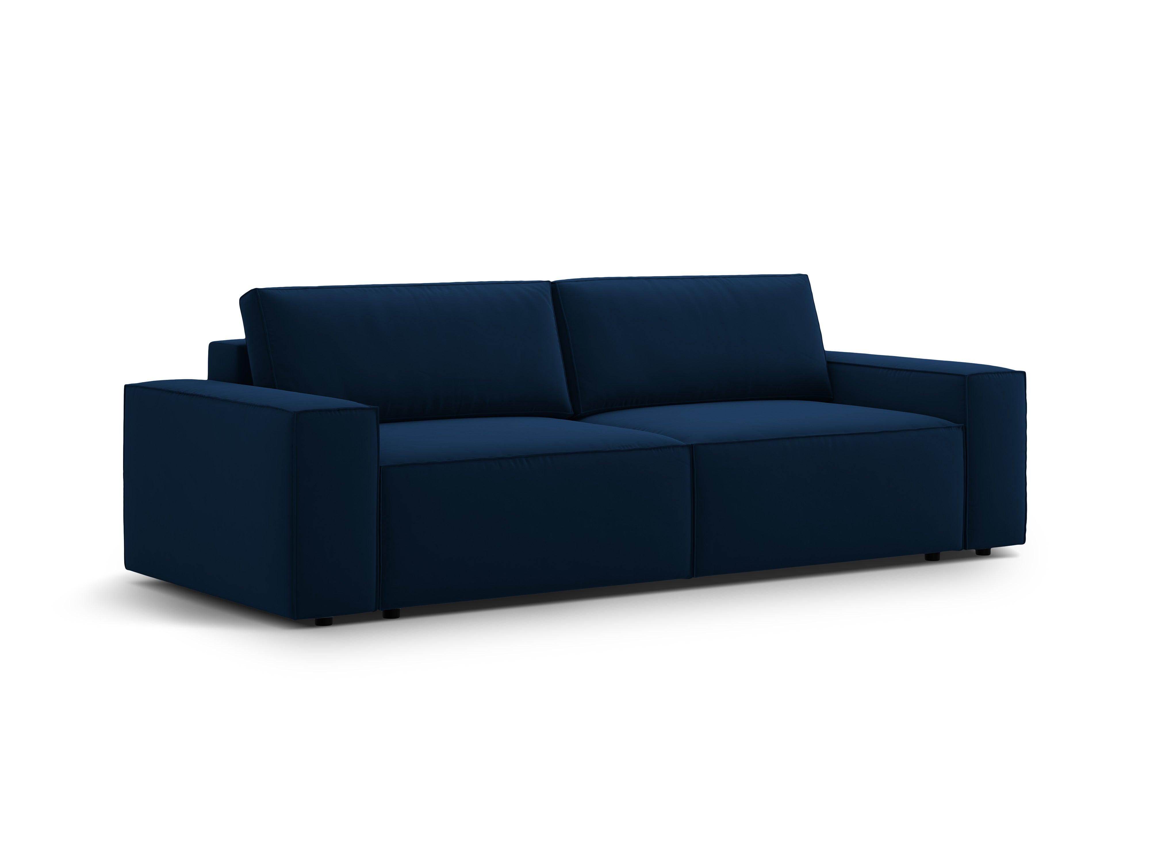 Jodie Sofa zum Ausziehen 247x107cm, Material: Samt
