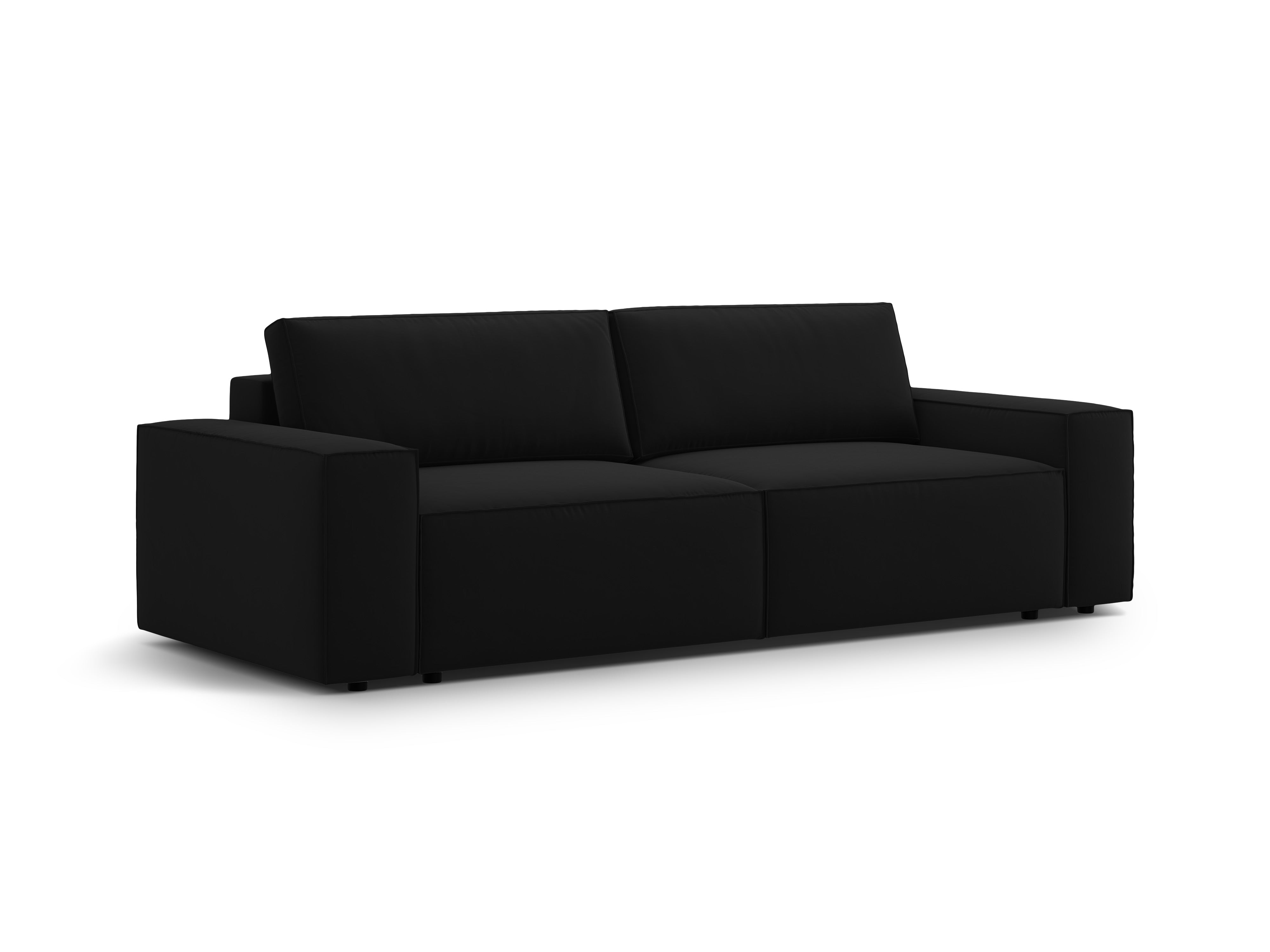 Jodie Sofa zum Ausziehen 247x107cm, Material: Samt