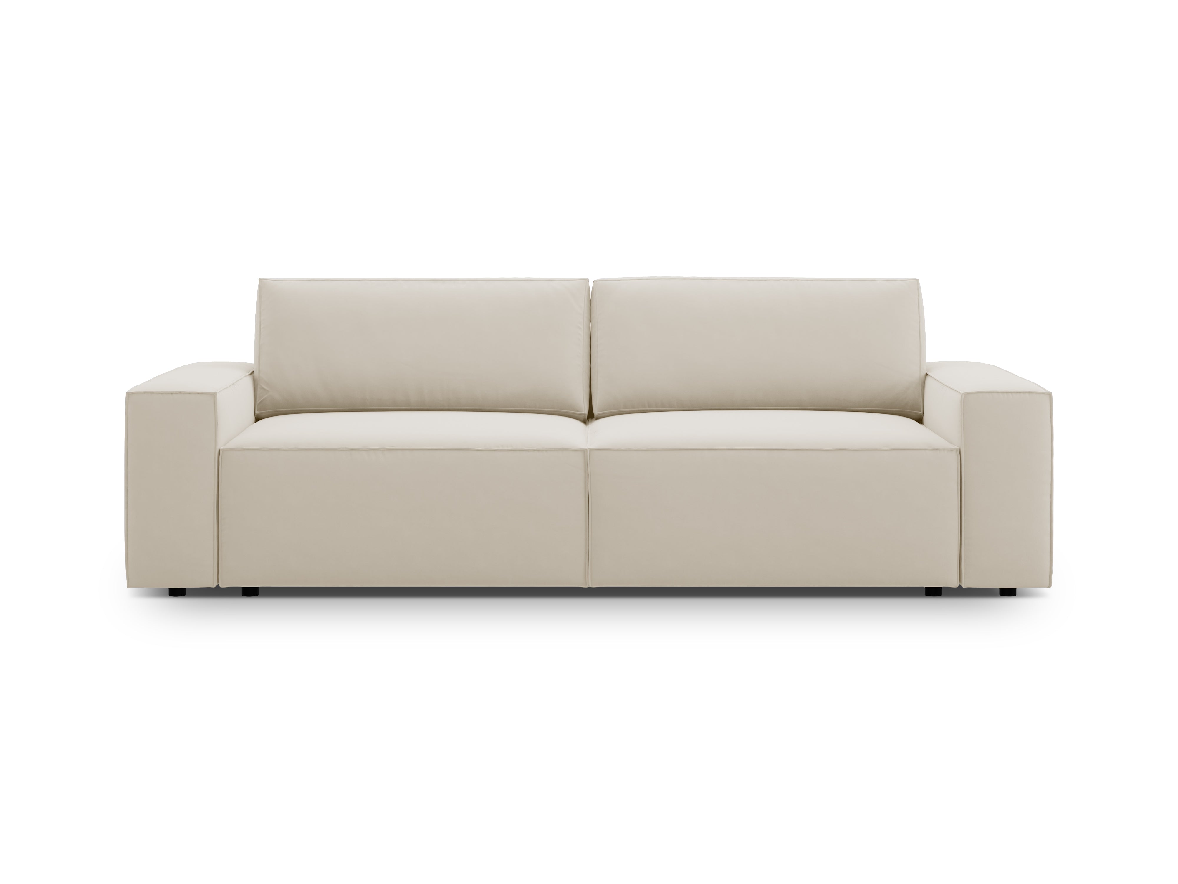 Jodie Sofa zum Ausziehen 247x107cm, Material: Samt