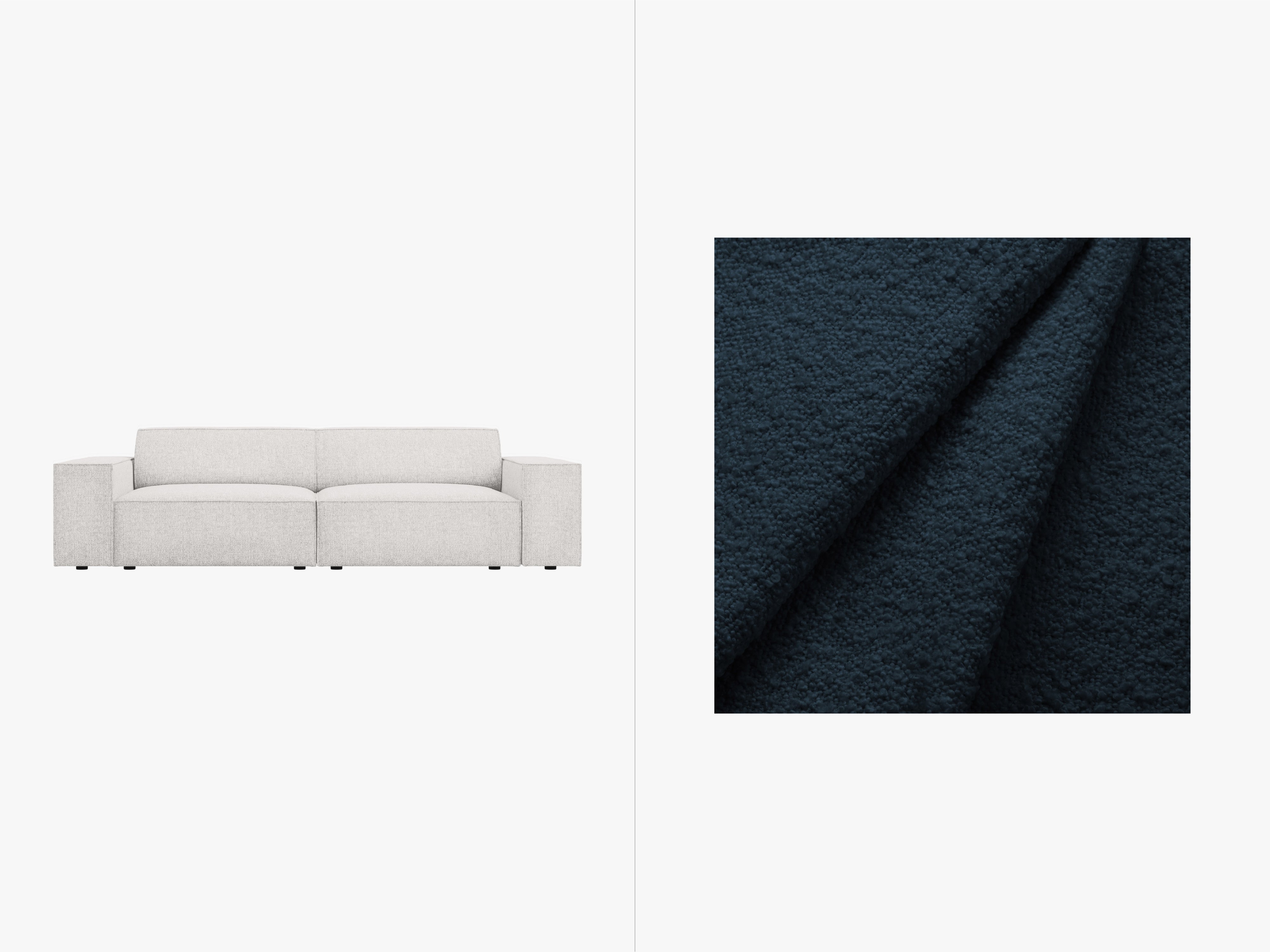 Jodie Sofa 204x99cm, Material: Bouclé