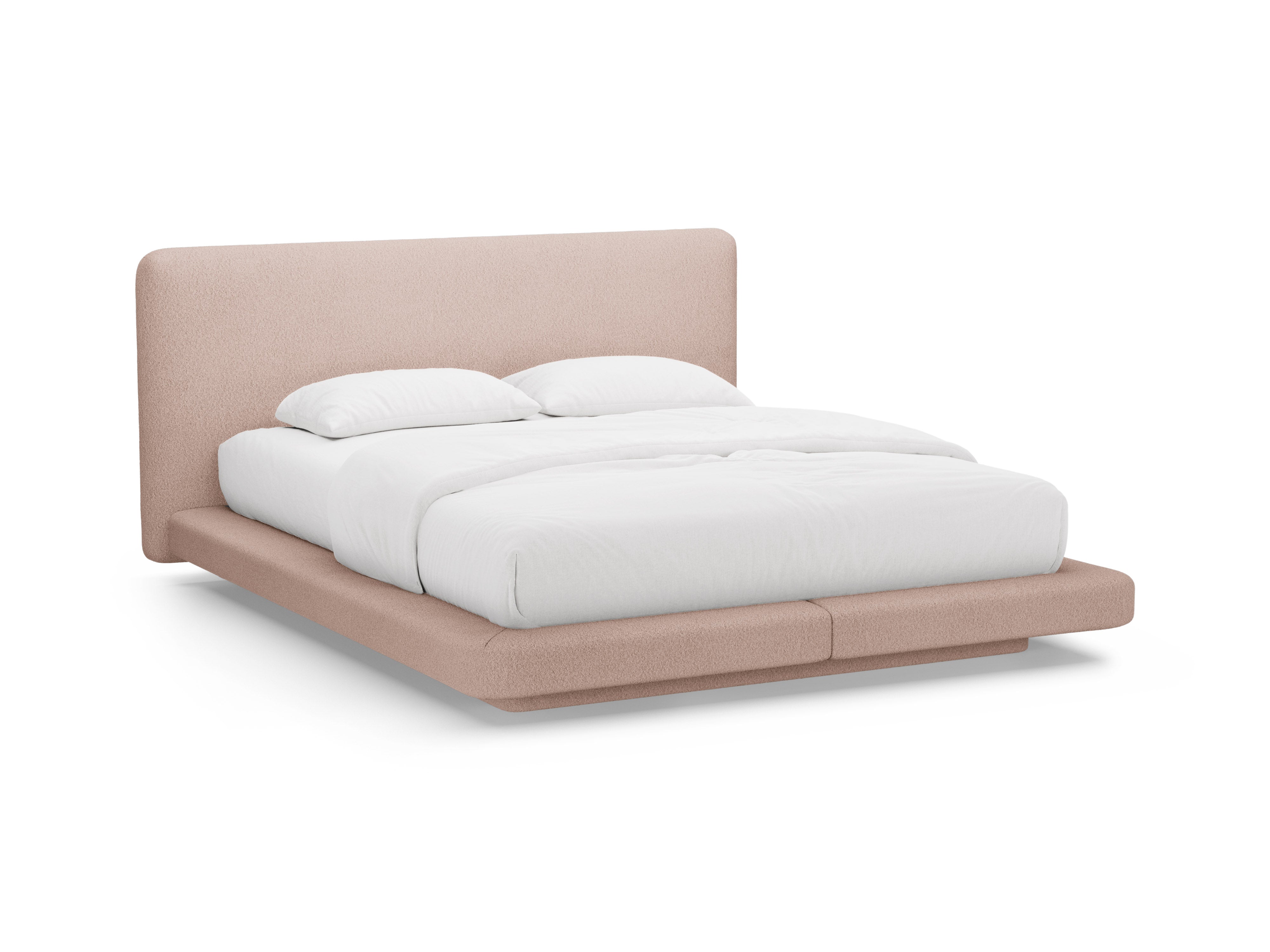Bett Linea, Material: Bouclé