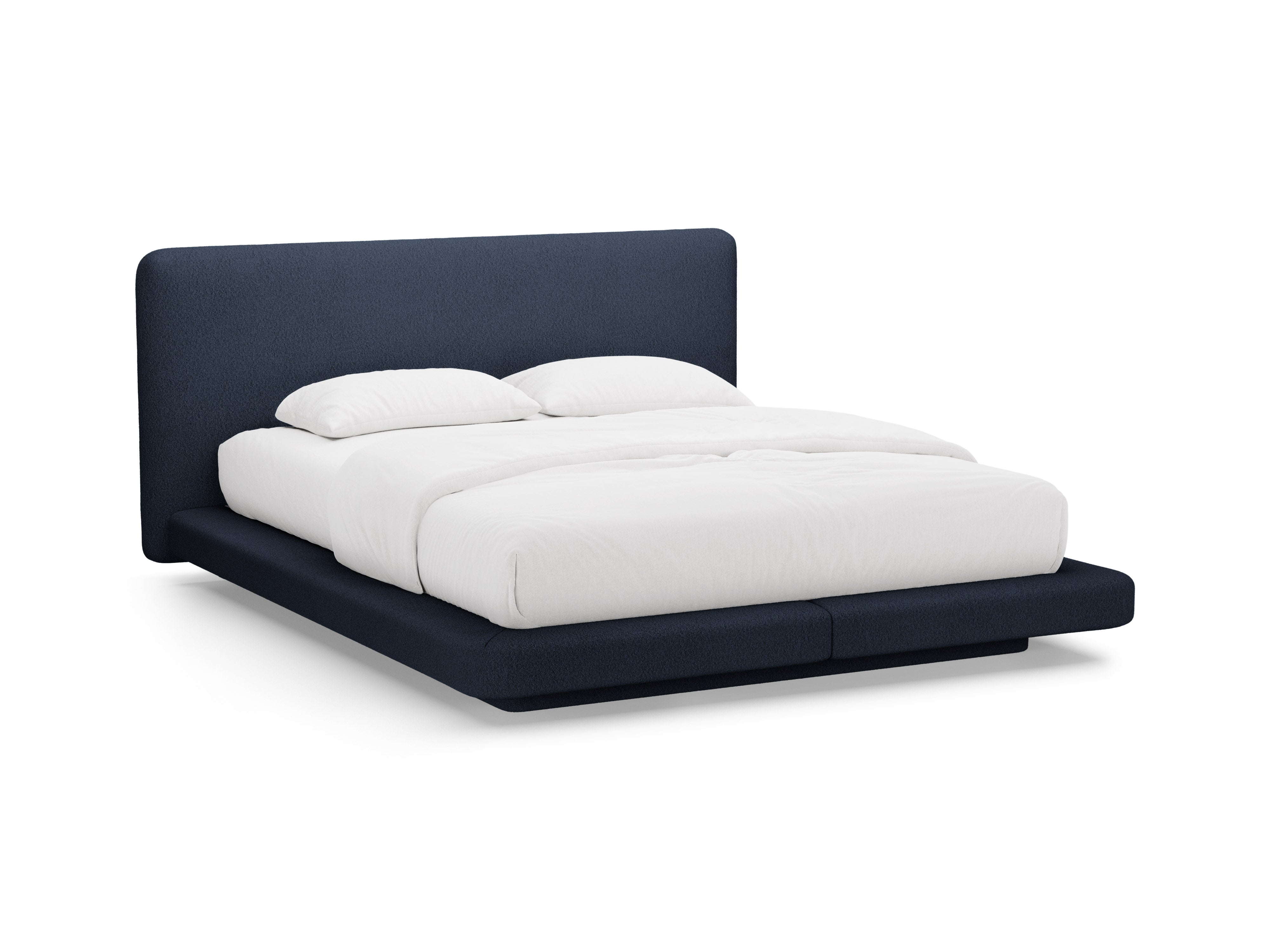 Bett Linea, Material: Bouclé