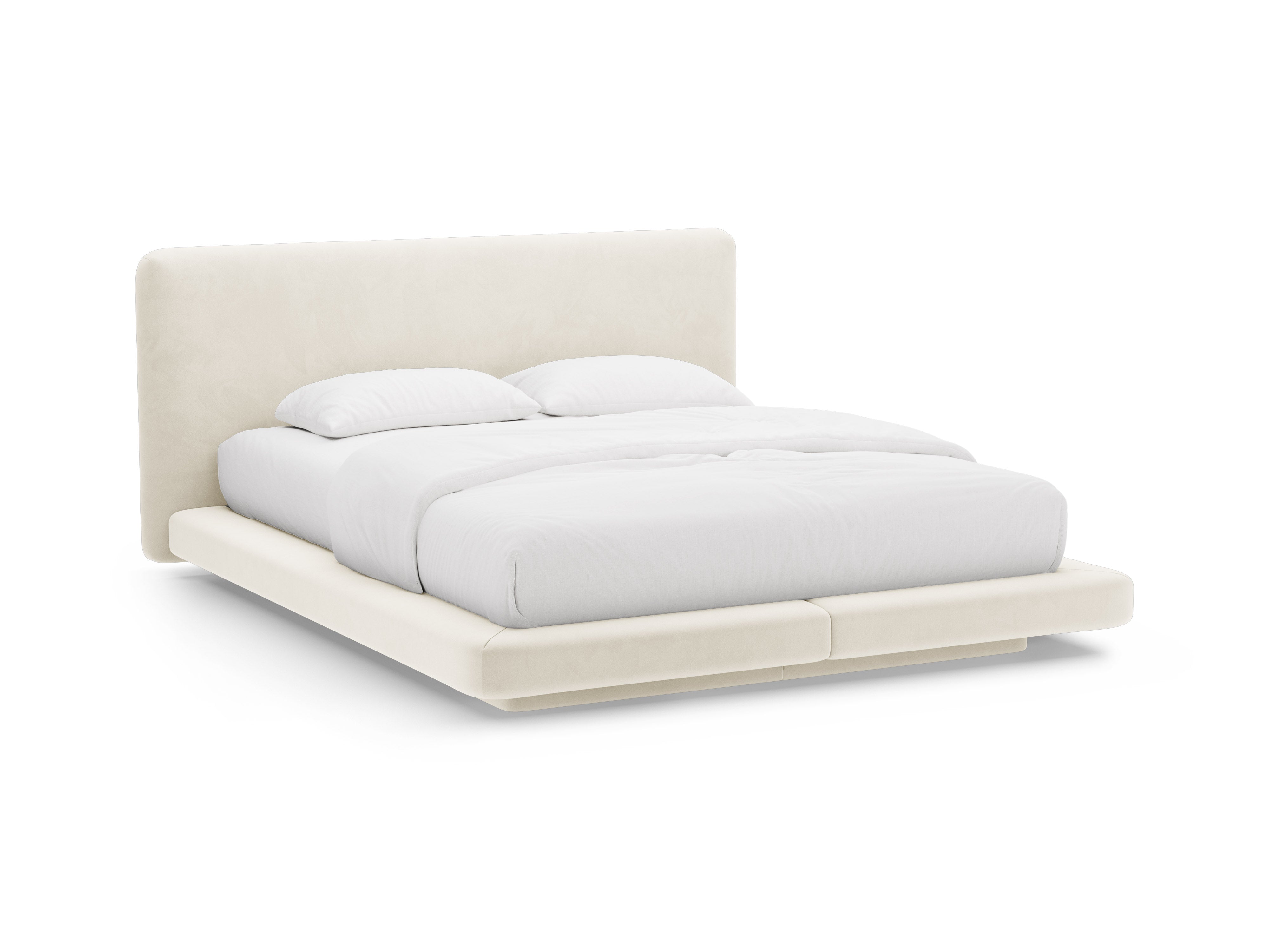 Bett Linea, Material: Samt