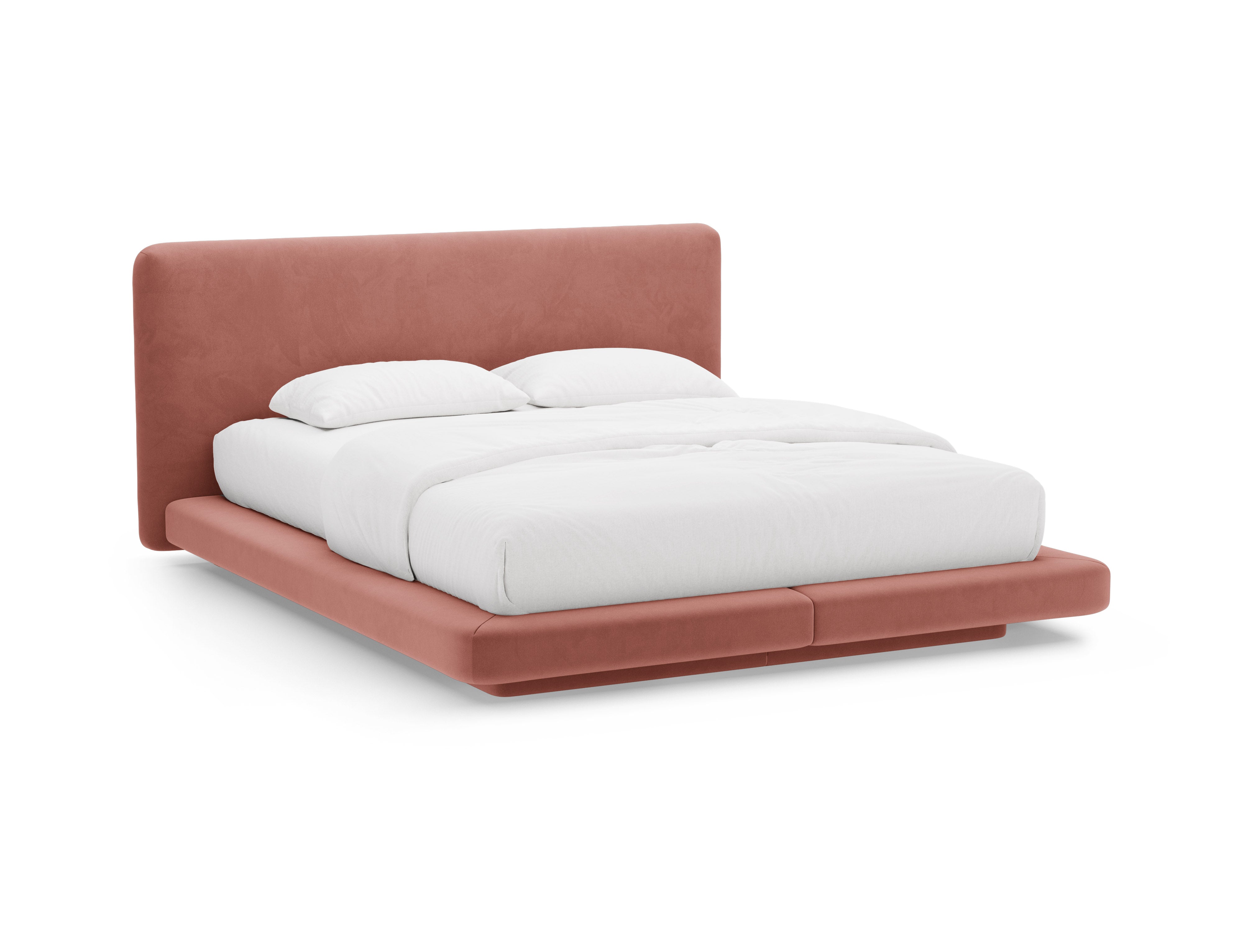 Bett Linea, Material: Samt