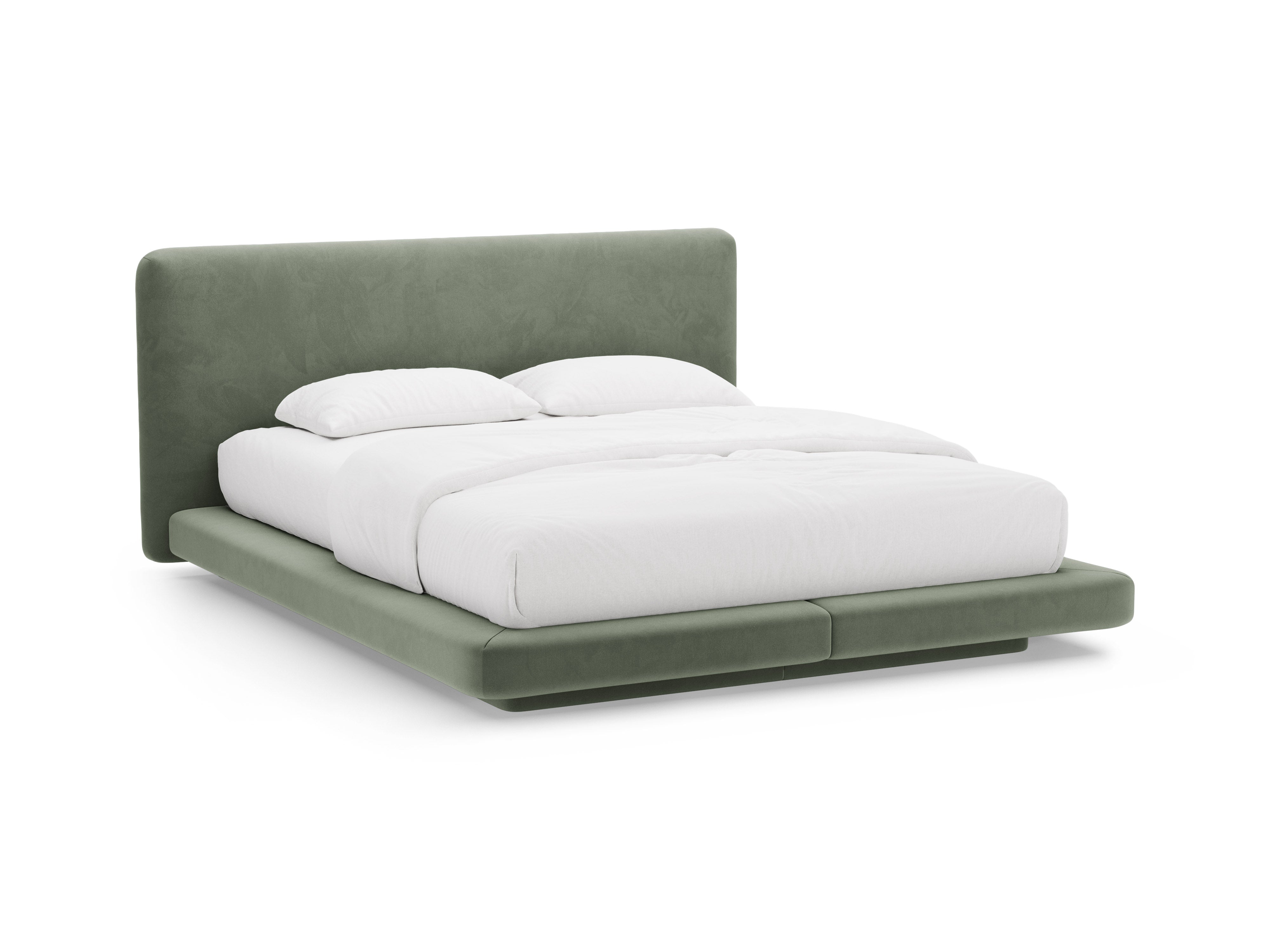 Bett Linea, Material: Samt