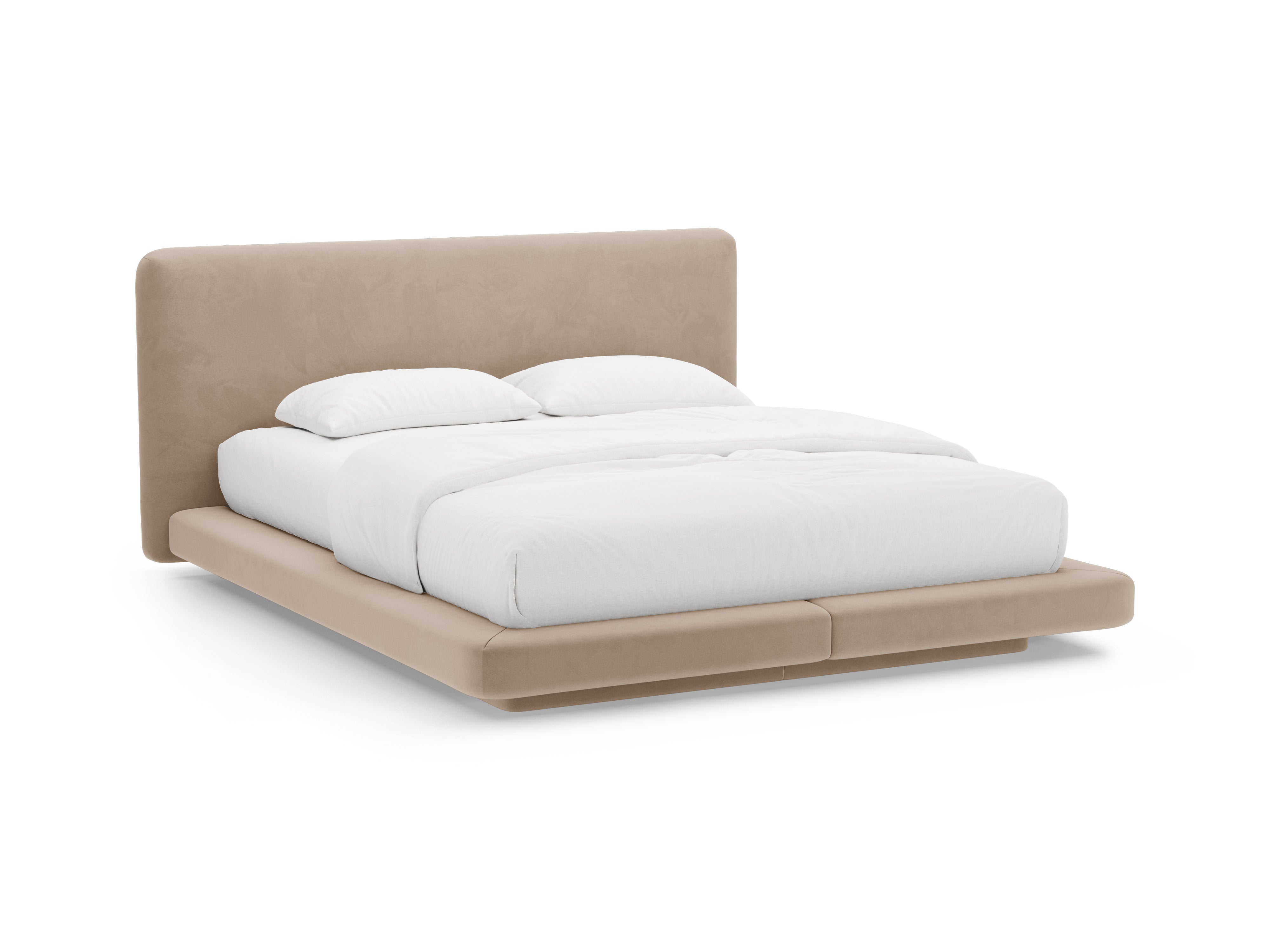 Bett Linea, Material: Samt