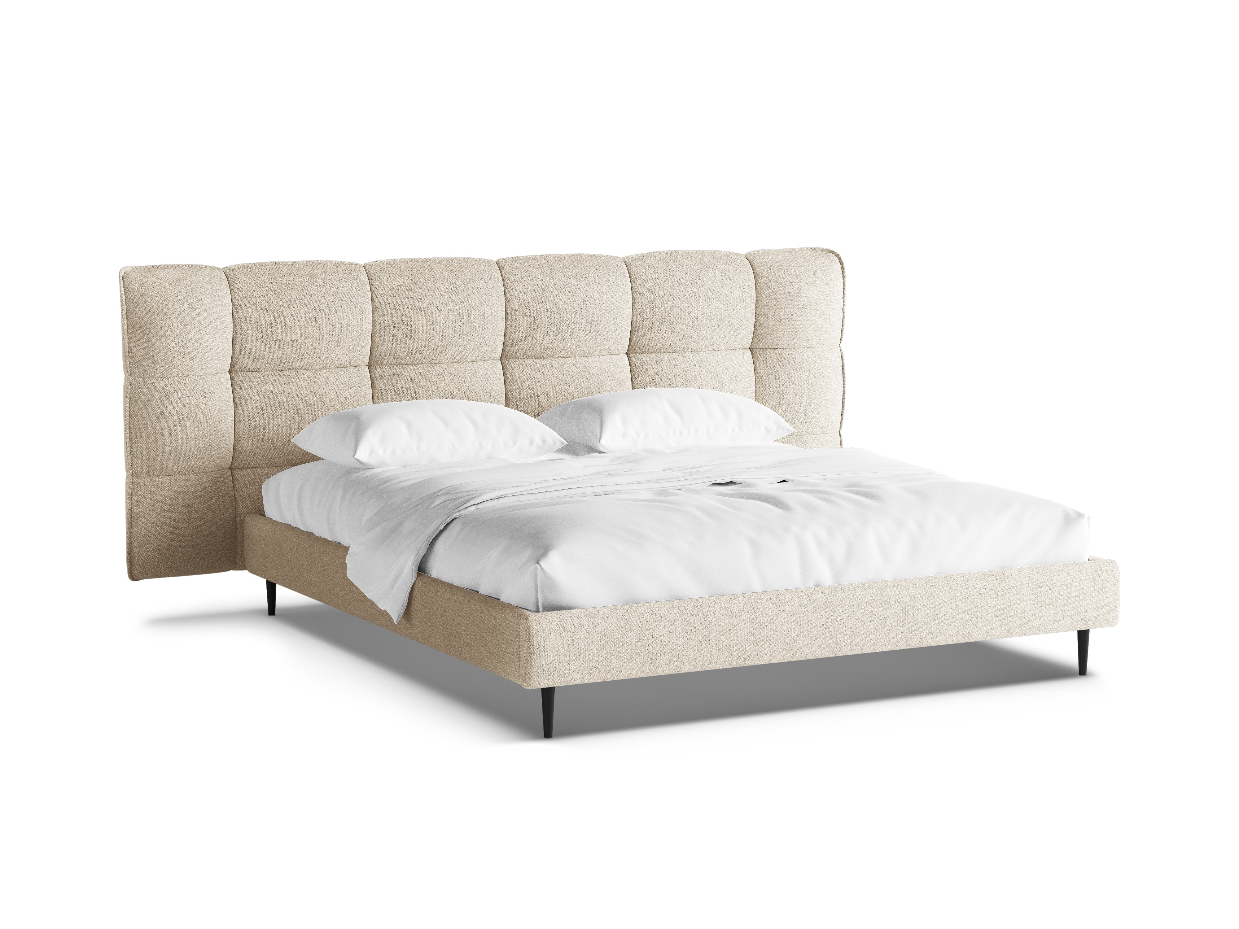 Bett Eric, Material: Bouclé