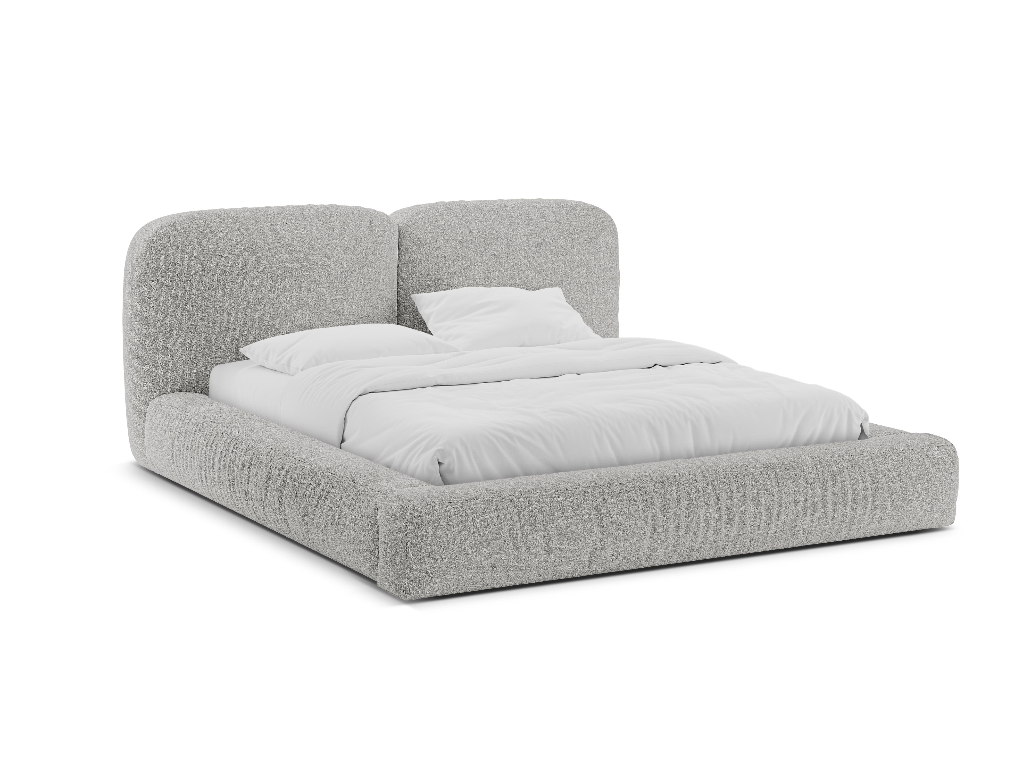 Bett Martina, Material: Bouclé