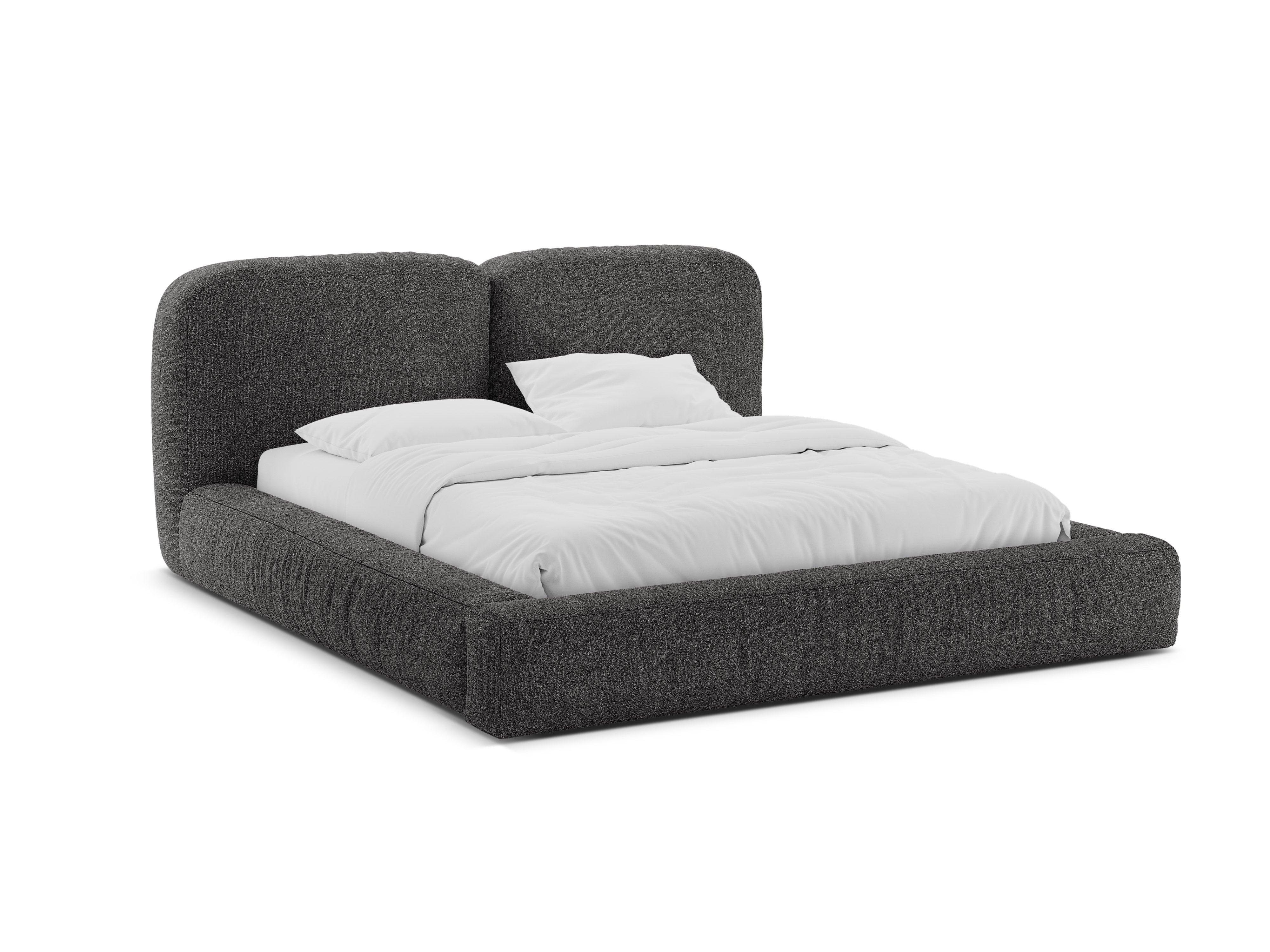 Bett Martina, Material: Bouclé