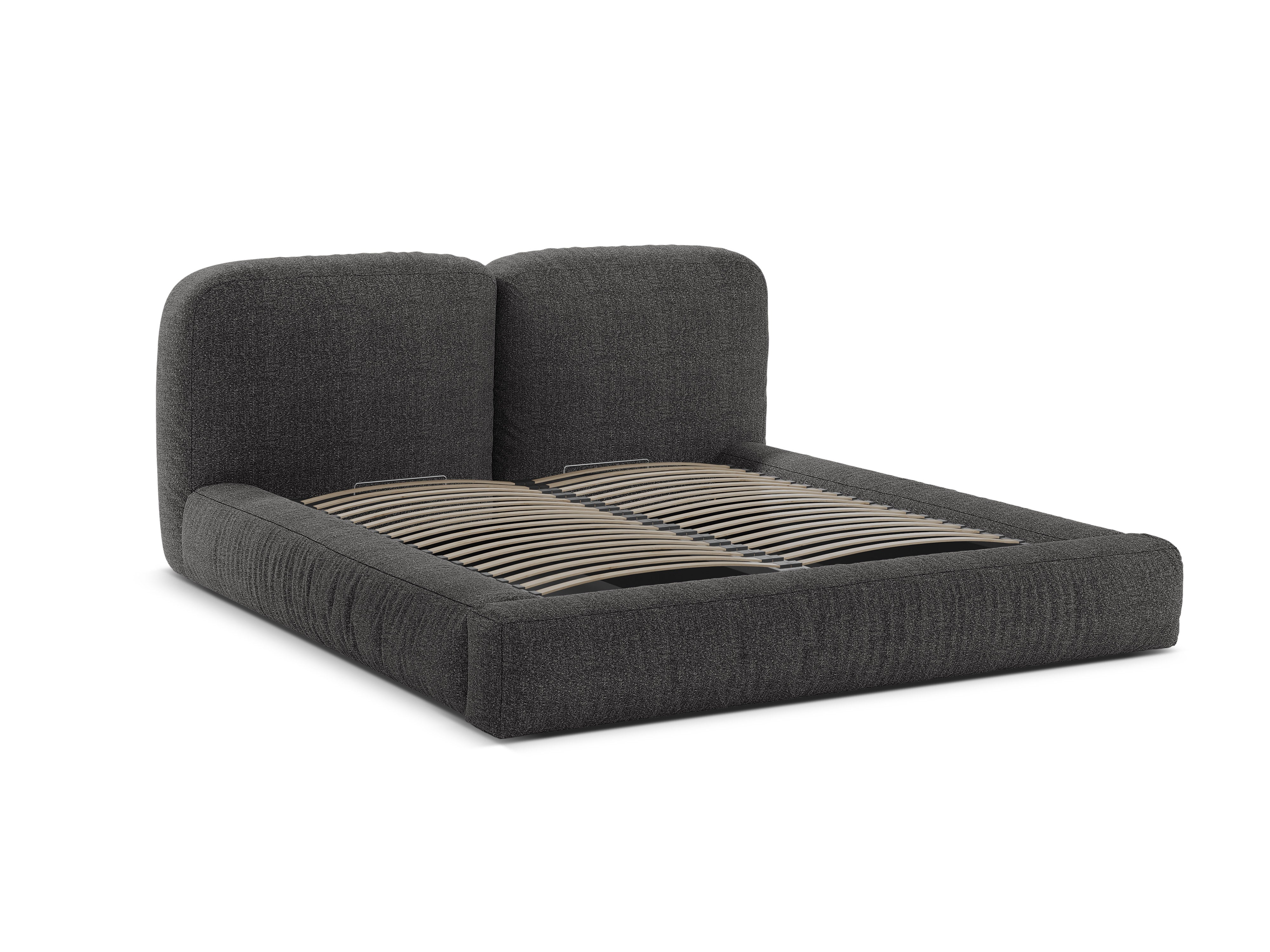 Bett Martina, Material: Bouclé