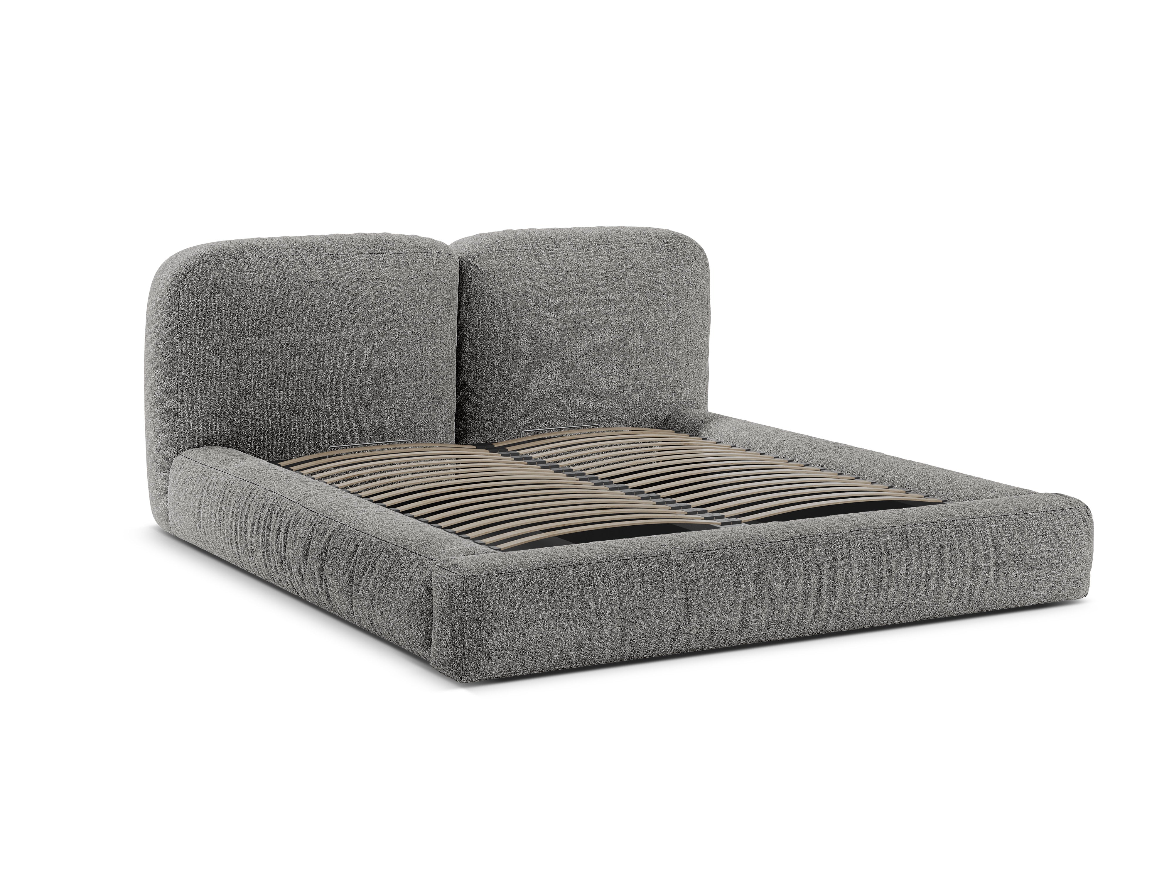 Bett Martina, Material: Bouclé