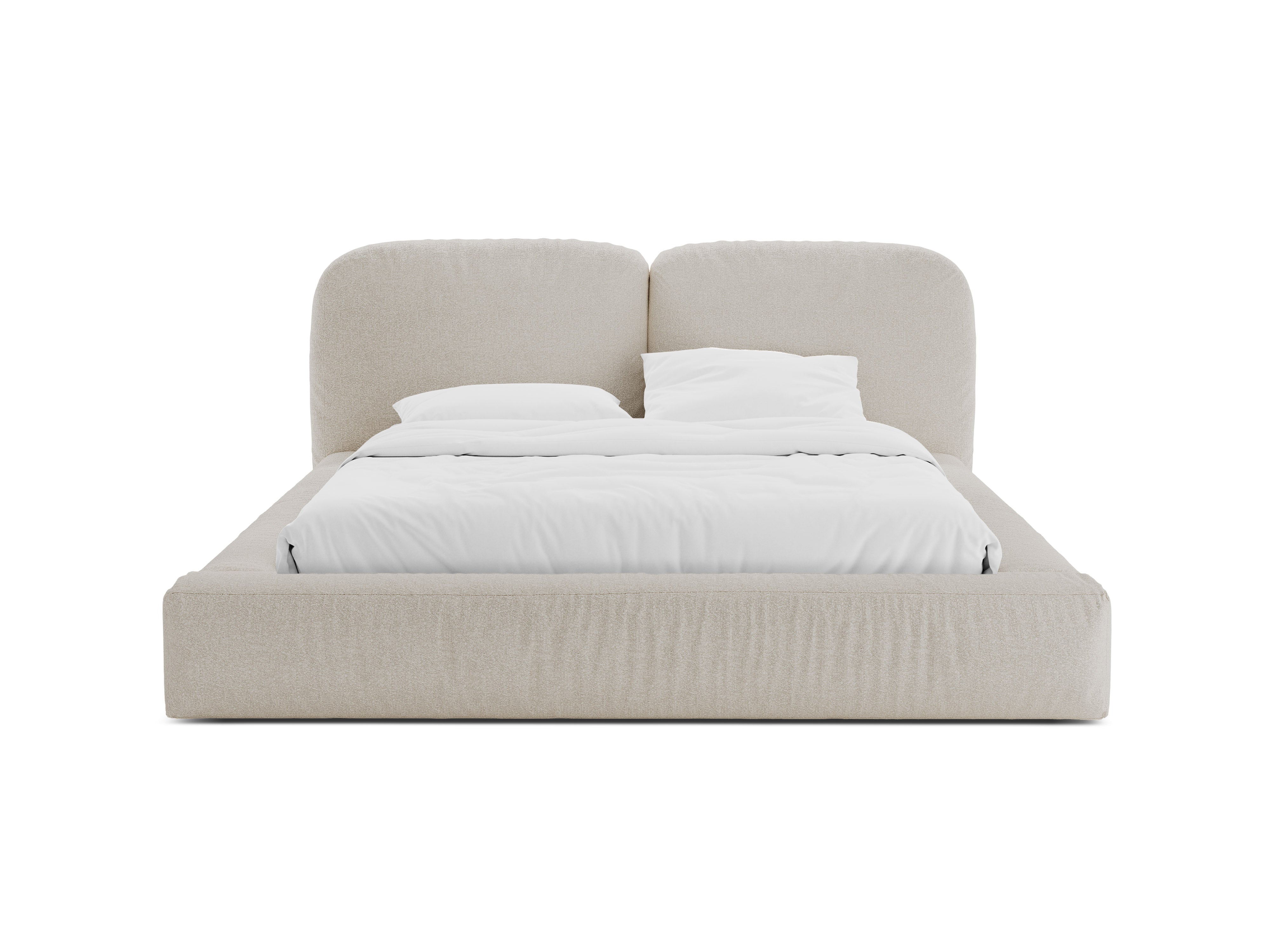 Bett Martina, Material: Bouclé