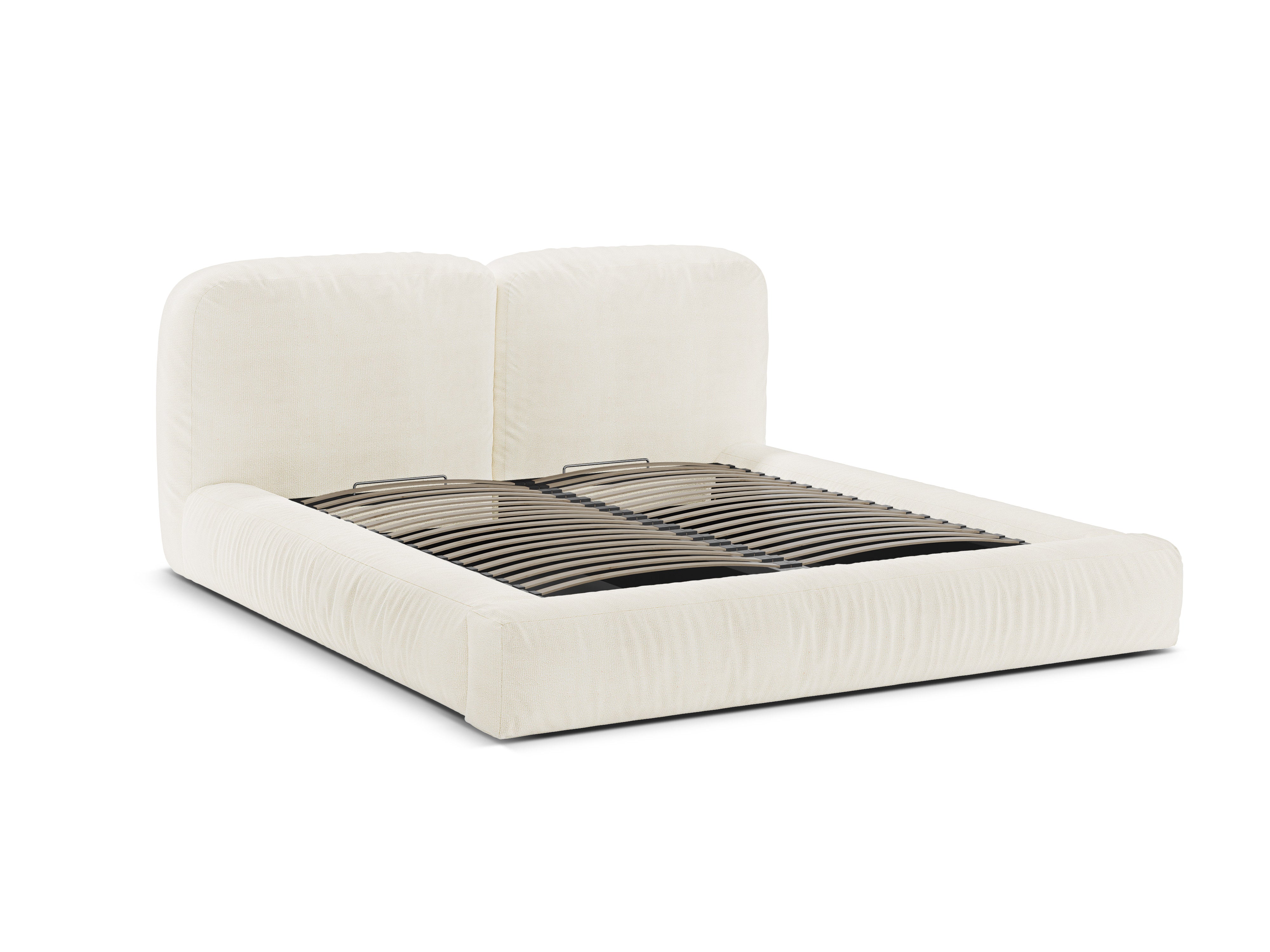 Bett Martina, Material: Bouclé