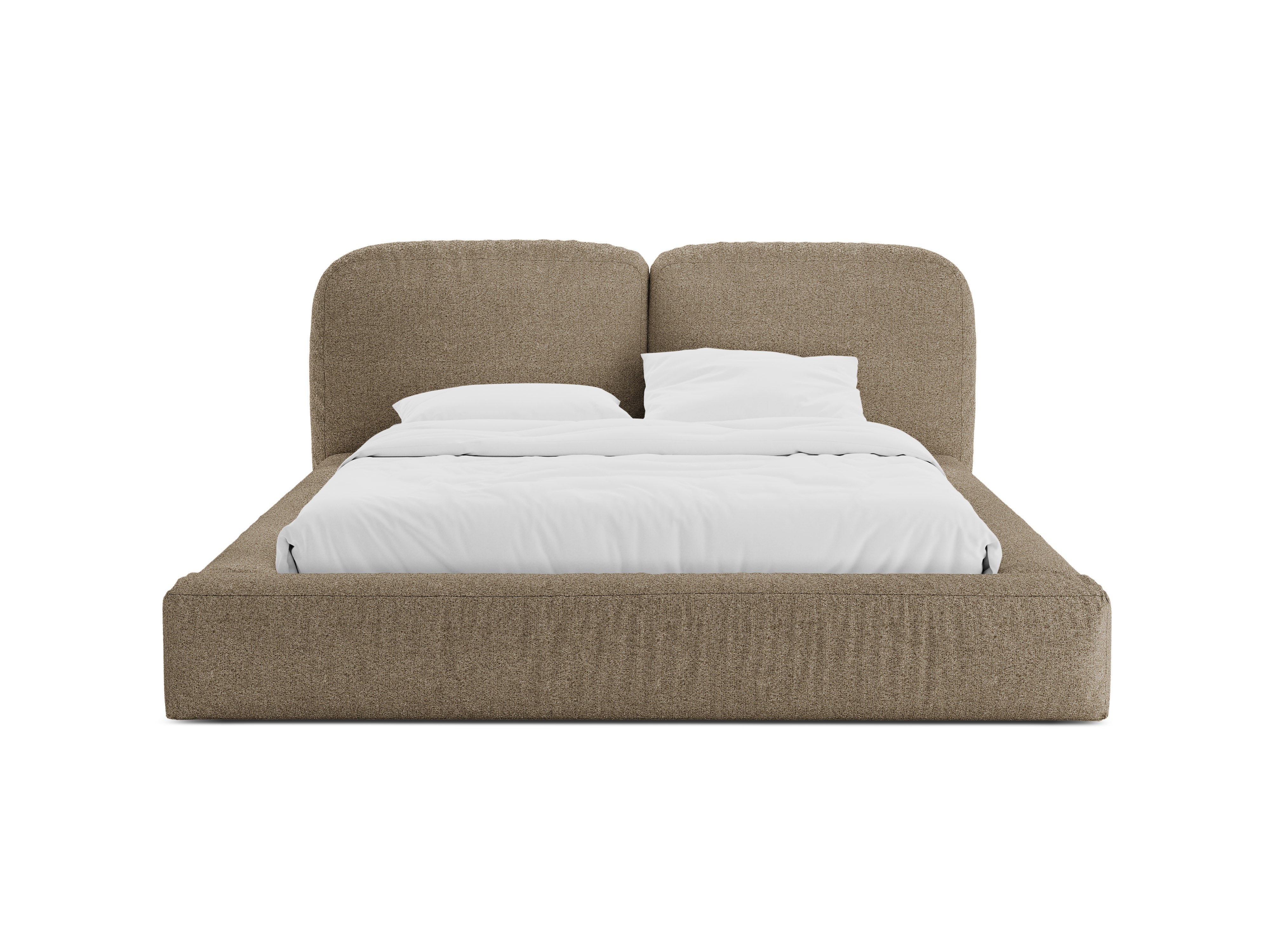 Bett Martina, Material: Bouclé