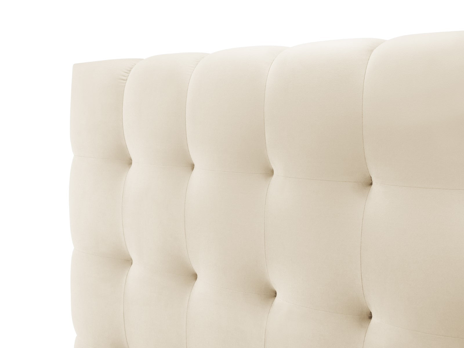 Mamaia Bettgestell mit Kopfteil und Bettkasten, Material: Samt