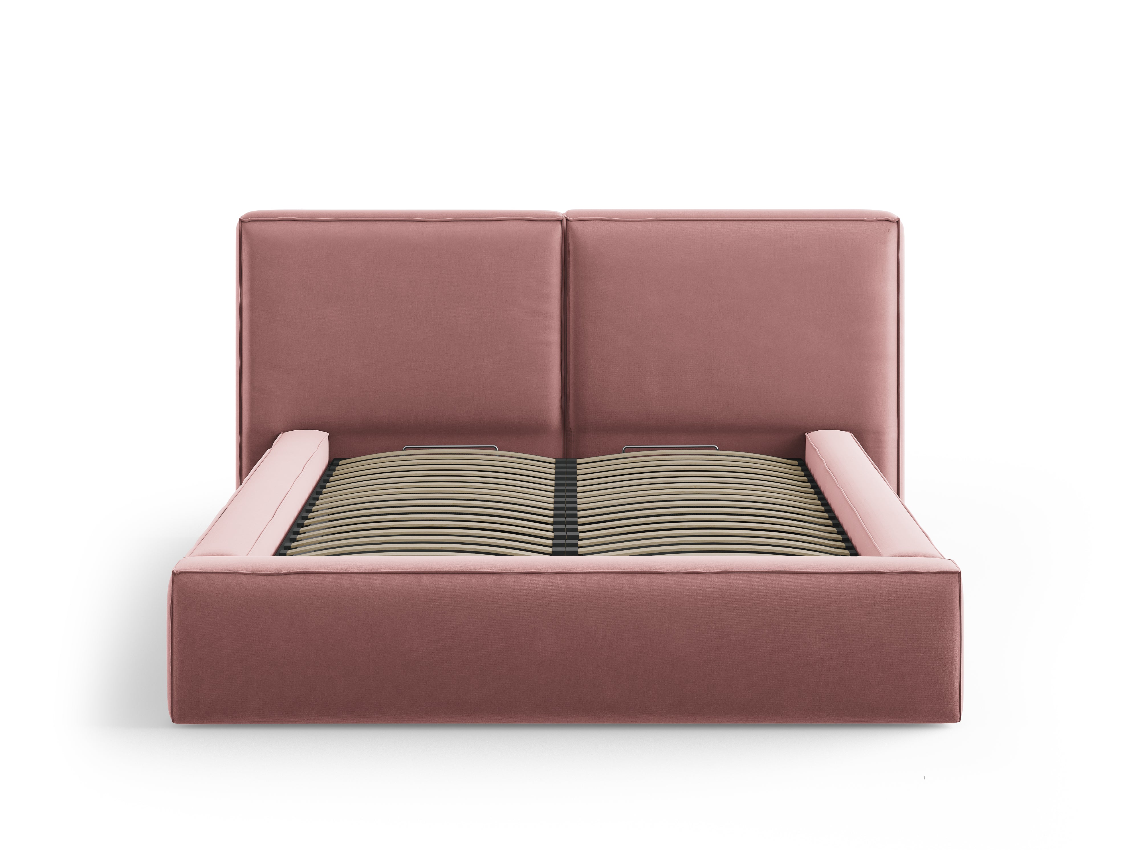 Jodie Bett mit Aufbewahrungsfach, Material: Samt