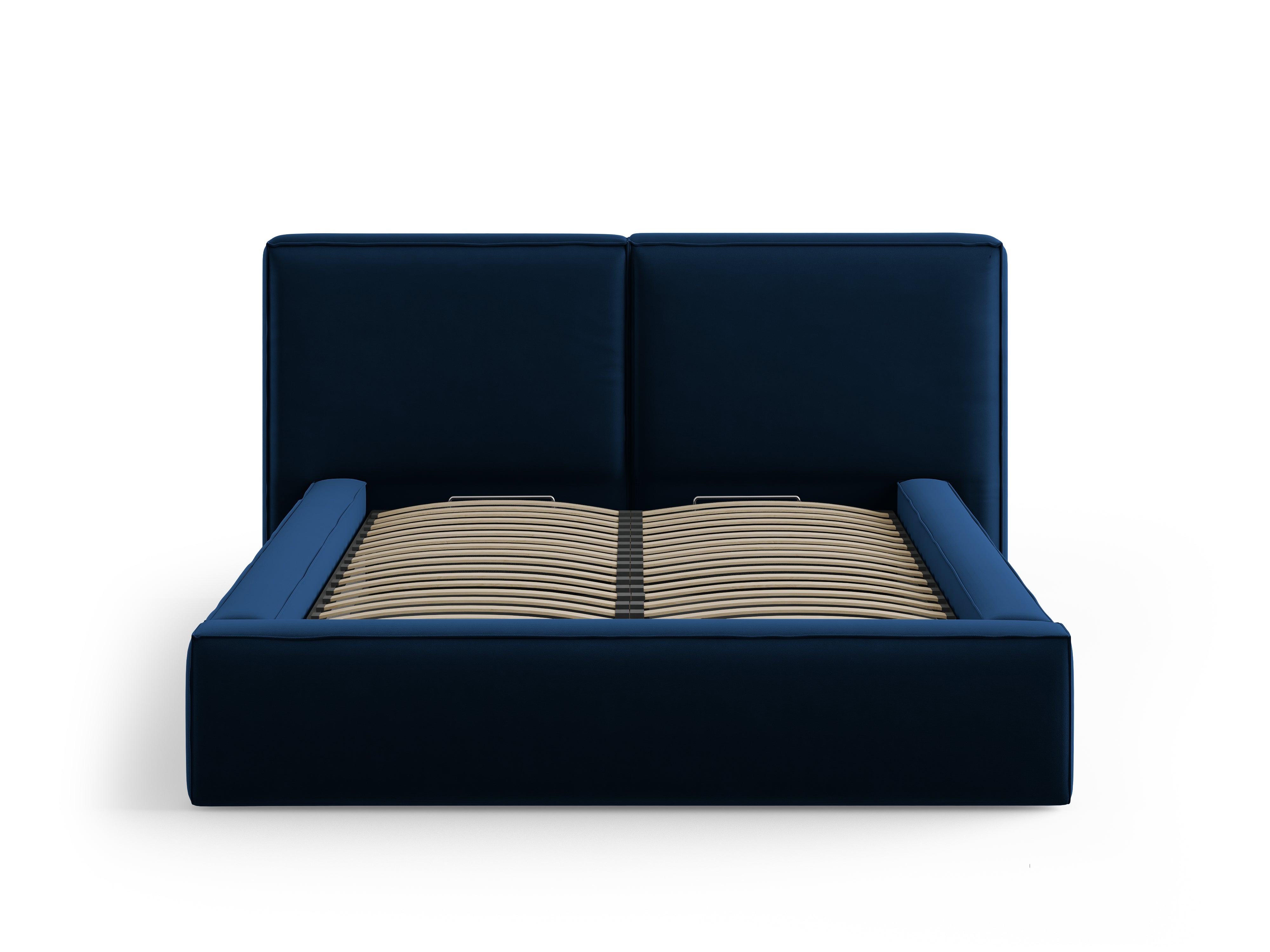 Jodie Bett mit Aufbewahrungsfach, Material: Samt