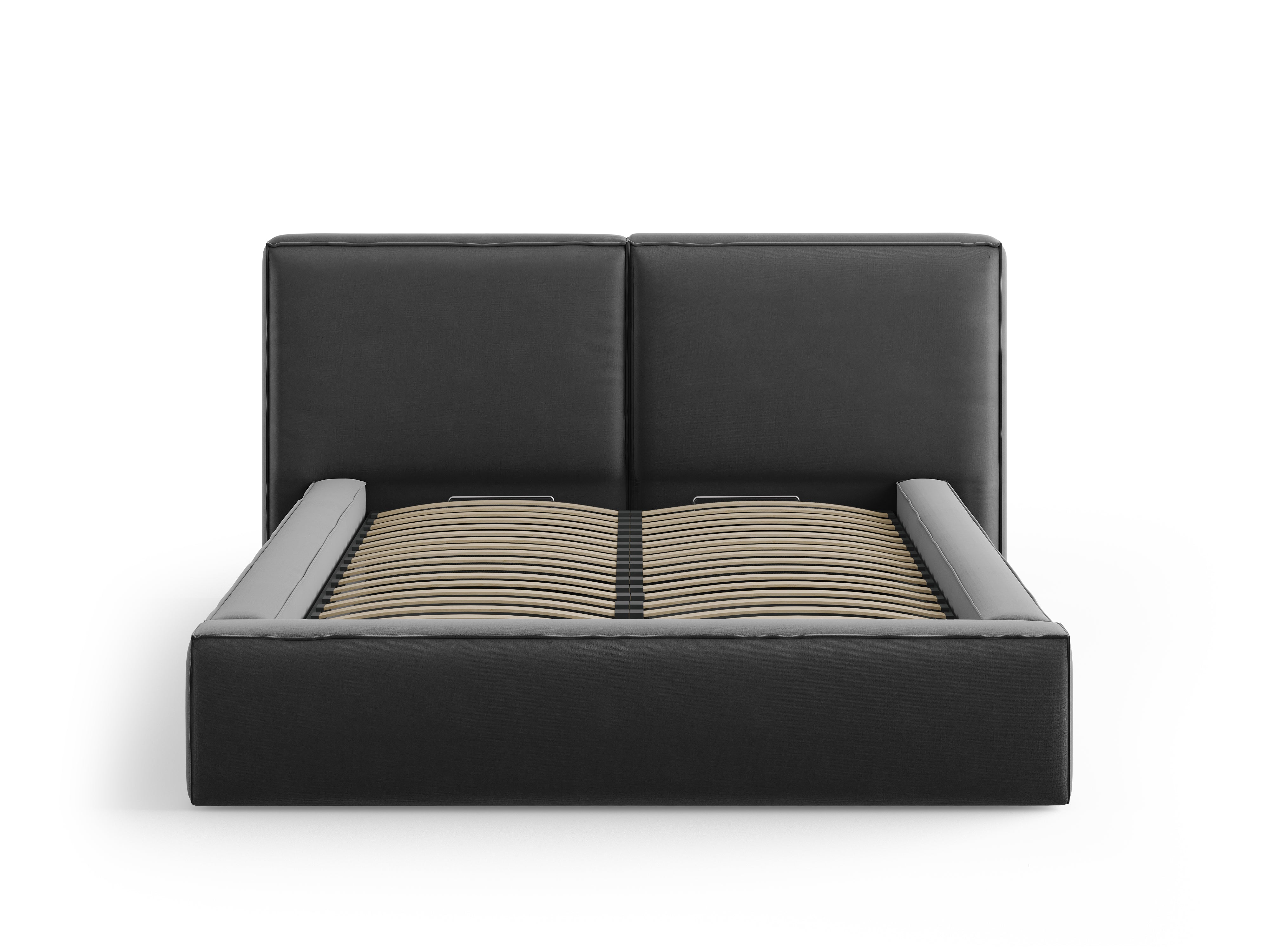 Jodie Bett mit Aufbewahrungsfach, Material: Samt