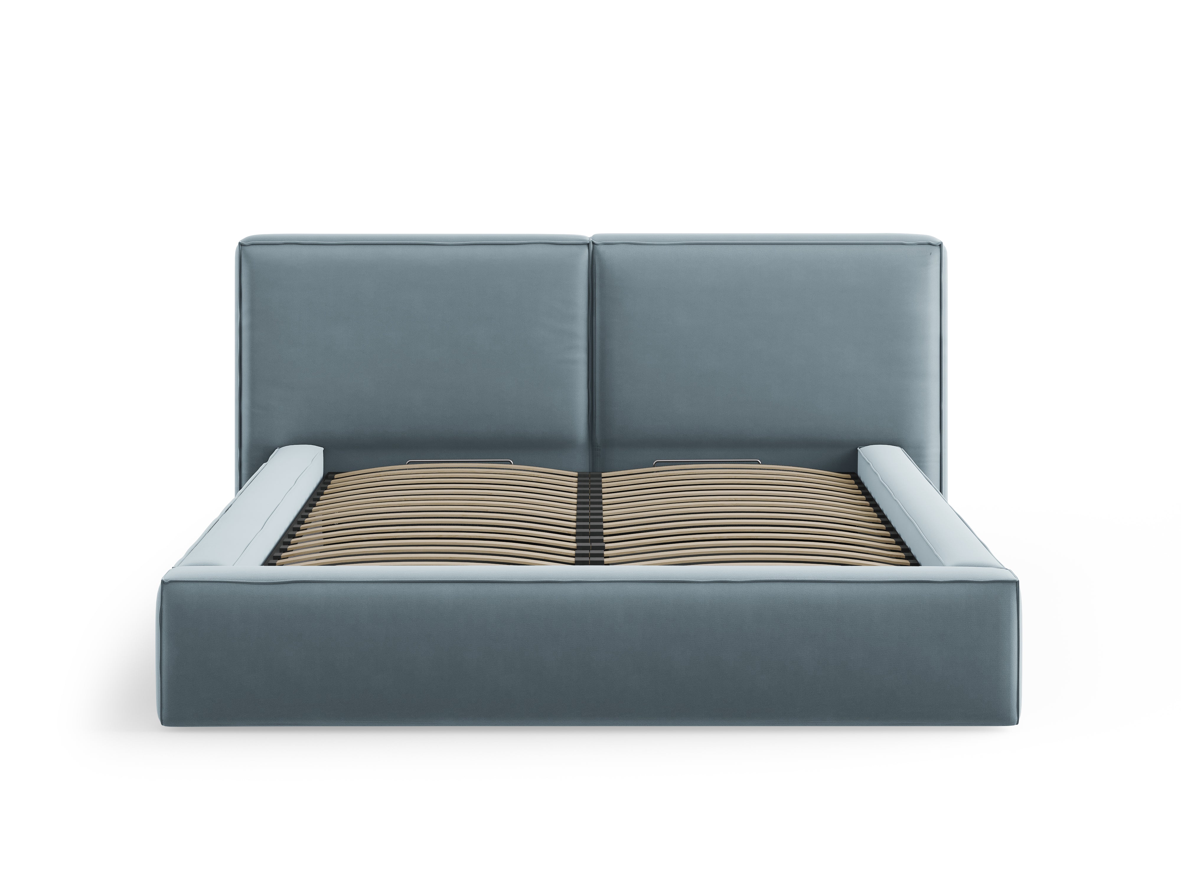 Jodie Bett mit Aufbewahrungsfach, Material: Samt