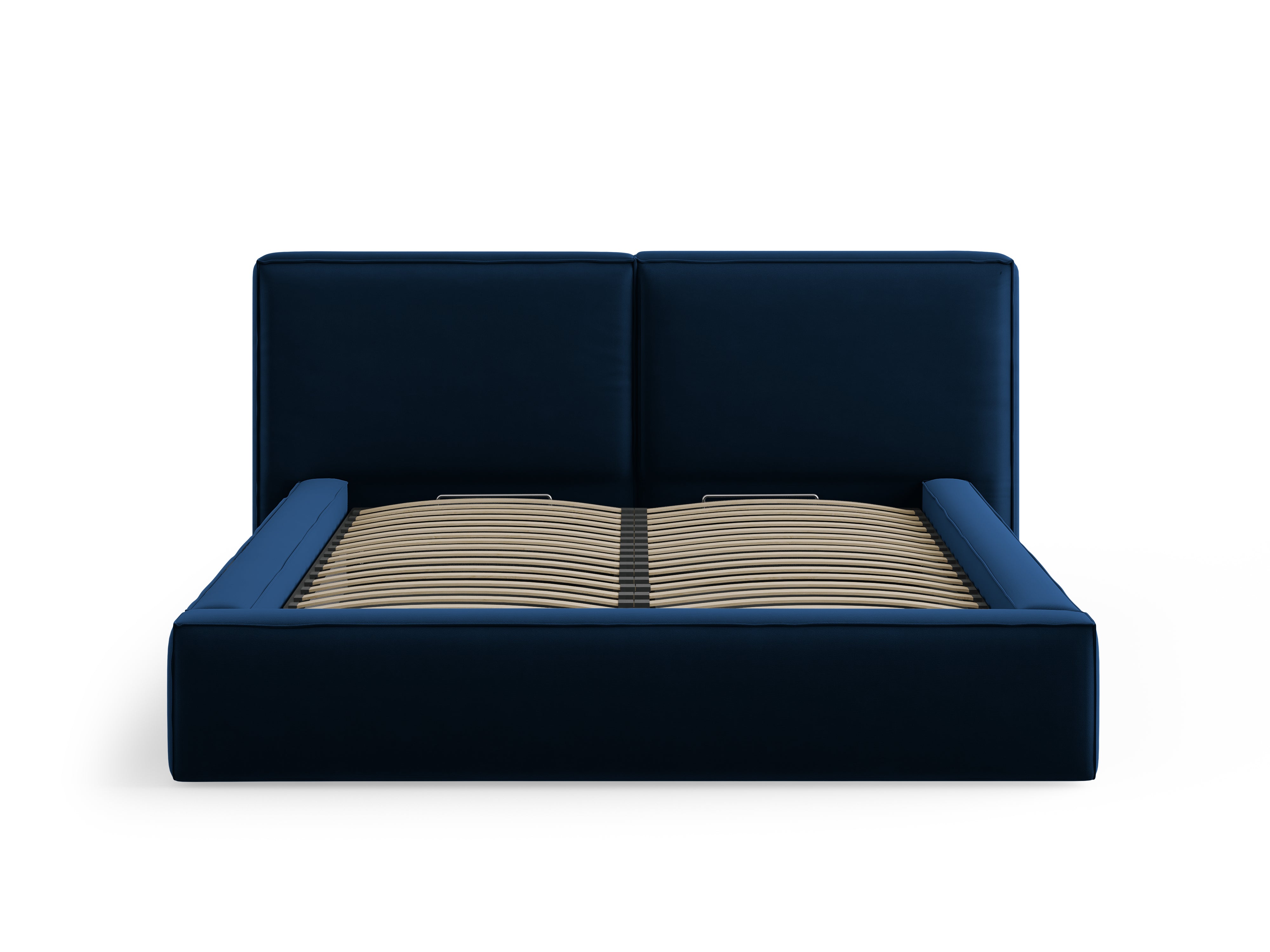 Jodie Bett mit Aufbewahrungsfach, Material: Samt