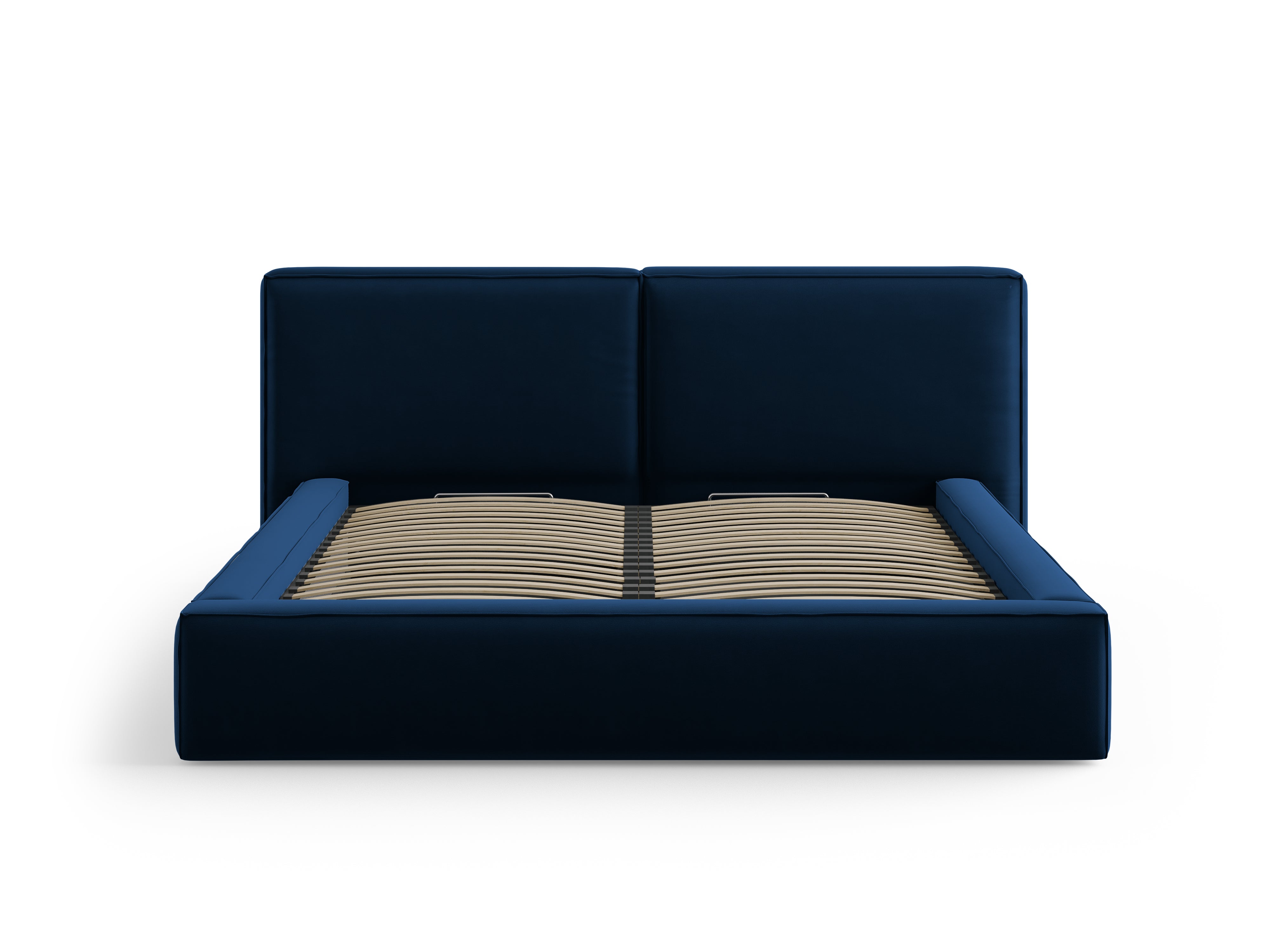 Jodie Bett mit Aufbewahrungsfach, Material: Samt