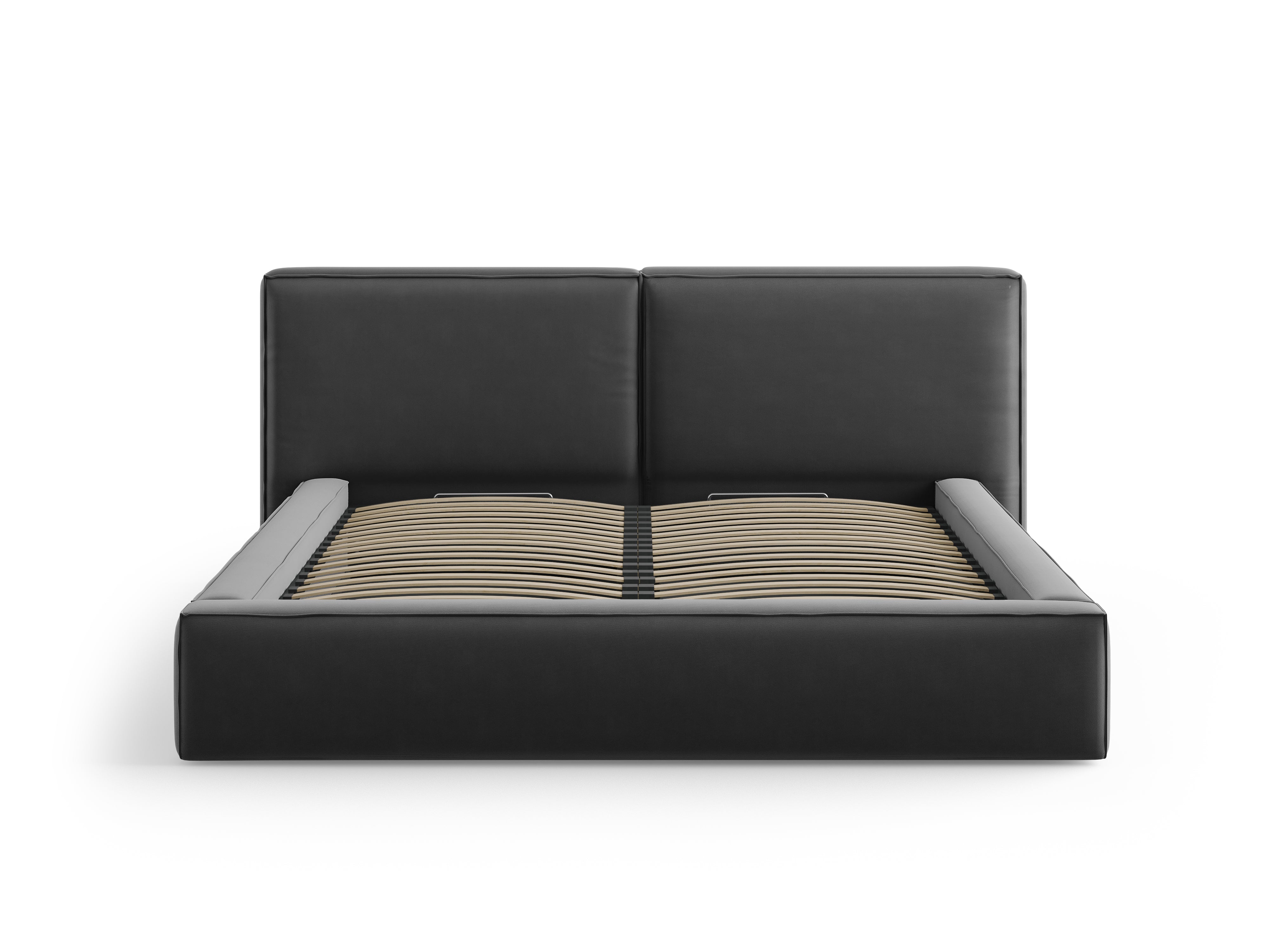 Jodie Bett mit Aufbewahrungsfach, Material: Samt