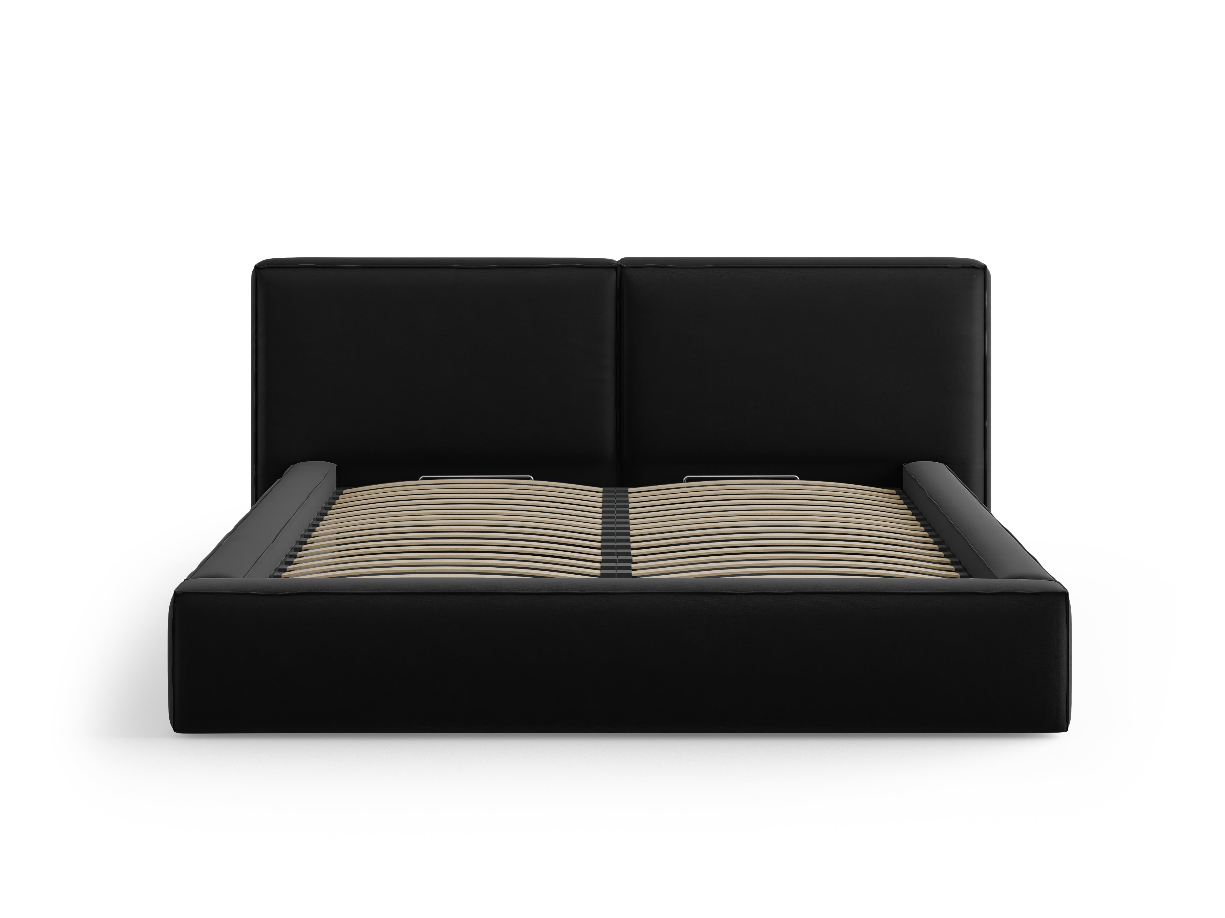 Jodie Bett mit Aufbewahrungsfach, Material: Samt
