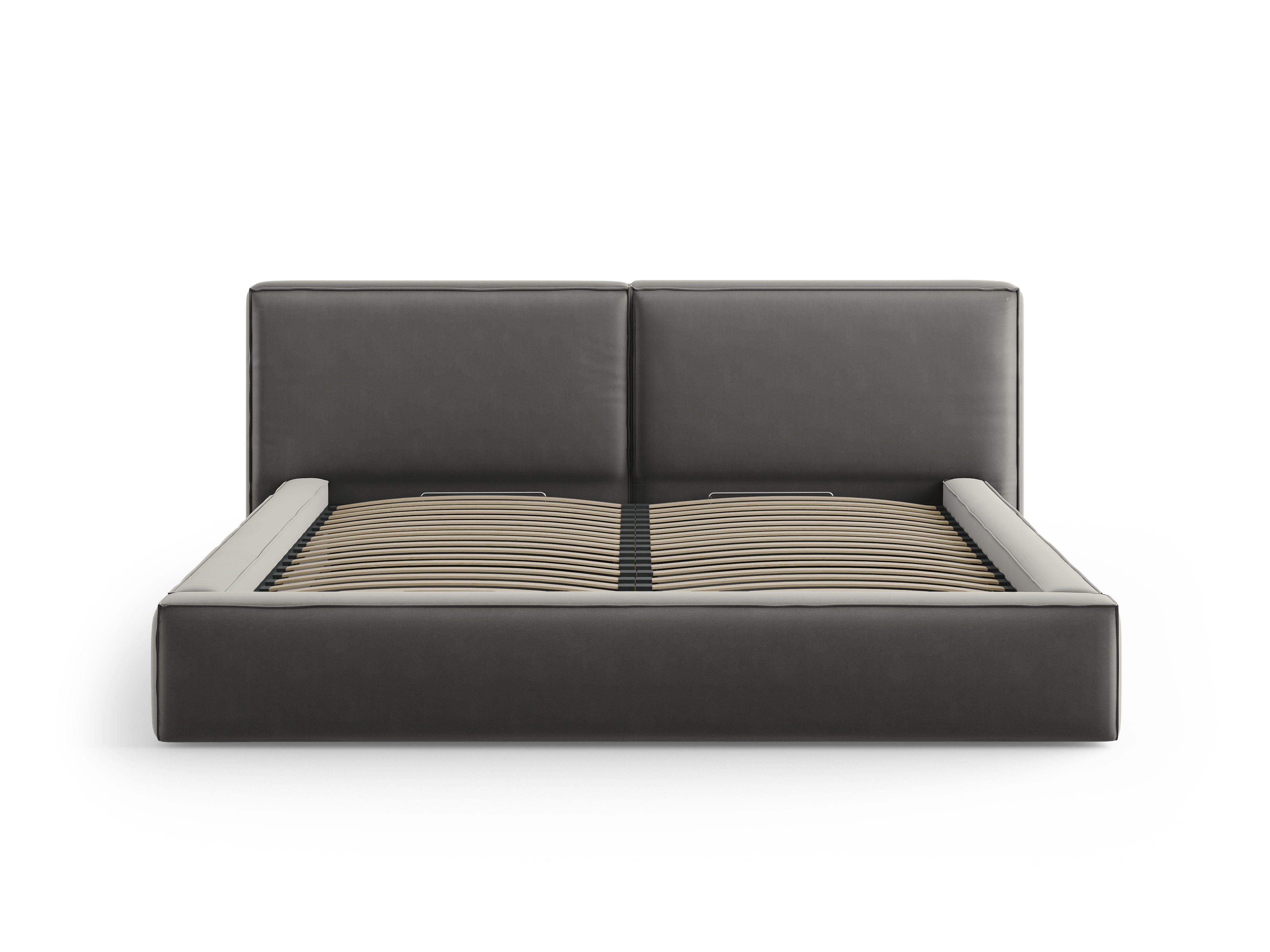 Jodie Bett mit Aufbewahrungsfach, Material: Samt