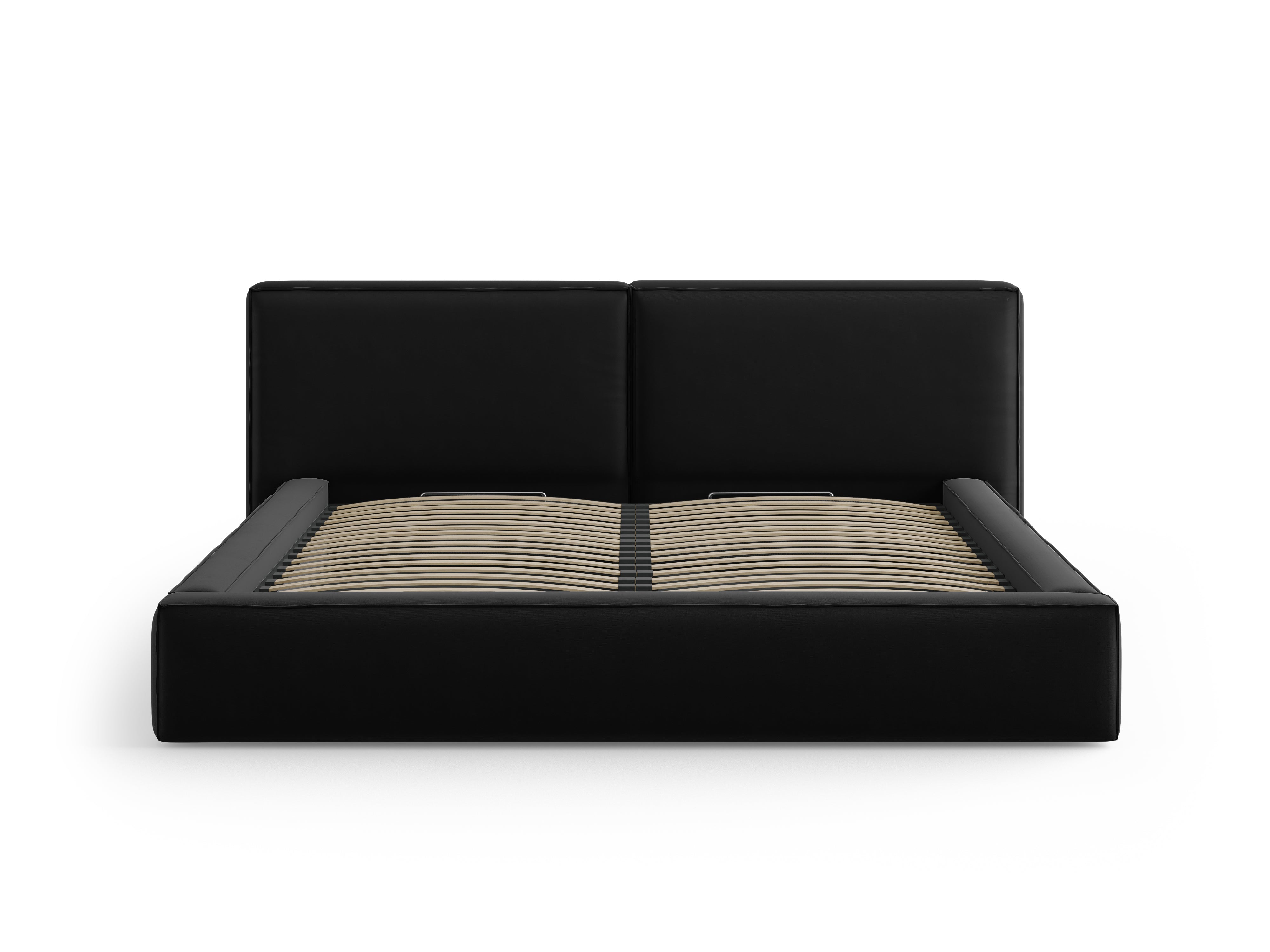 Jodie Bett mit Aufbewahrungsfach, Material: Samt