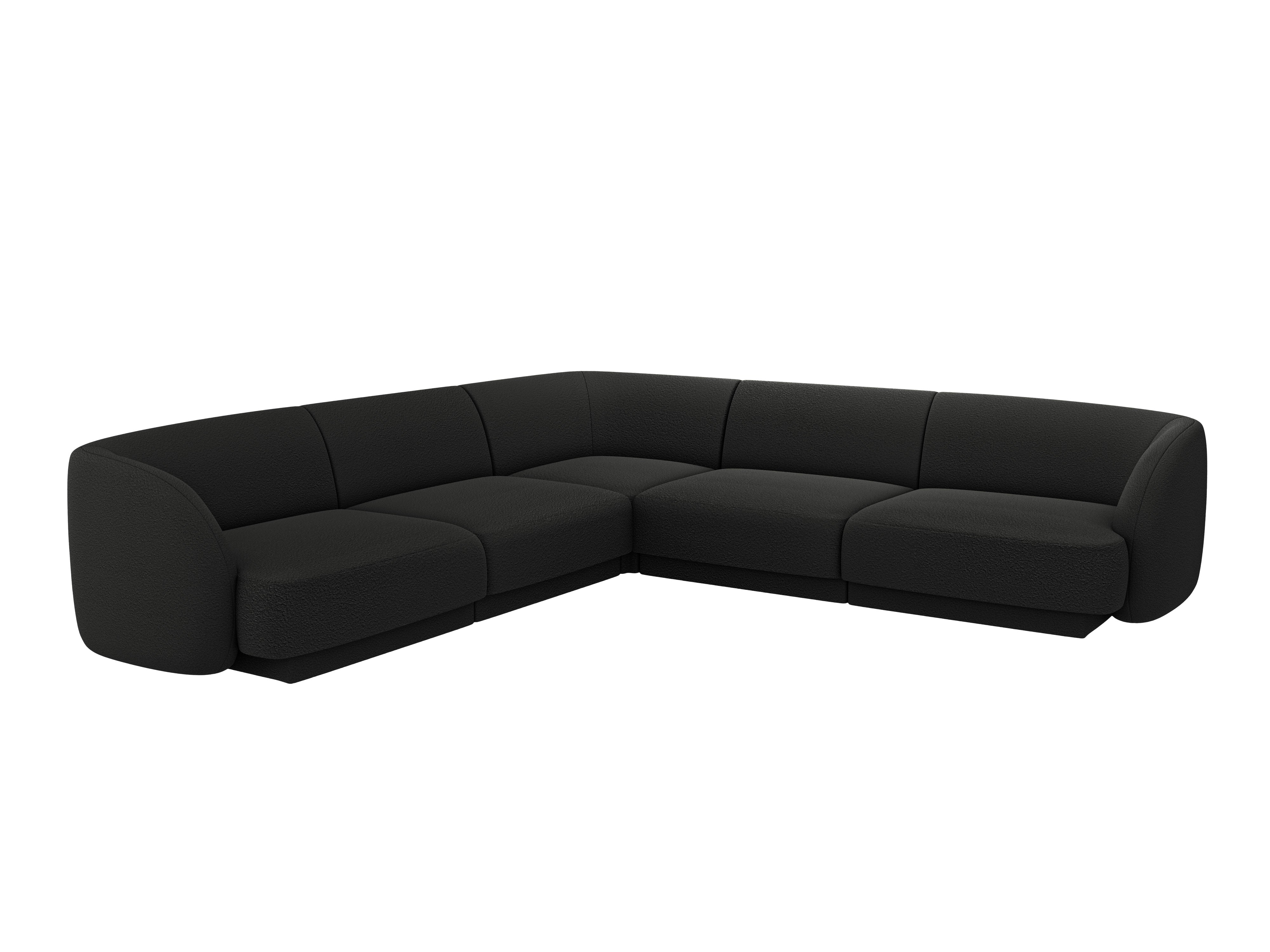 Sitzgarnitur Miley 255x255 cm, Material: Bouclé