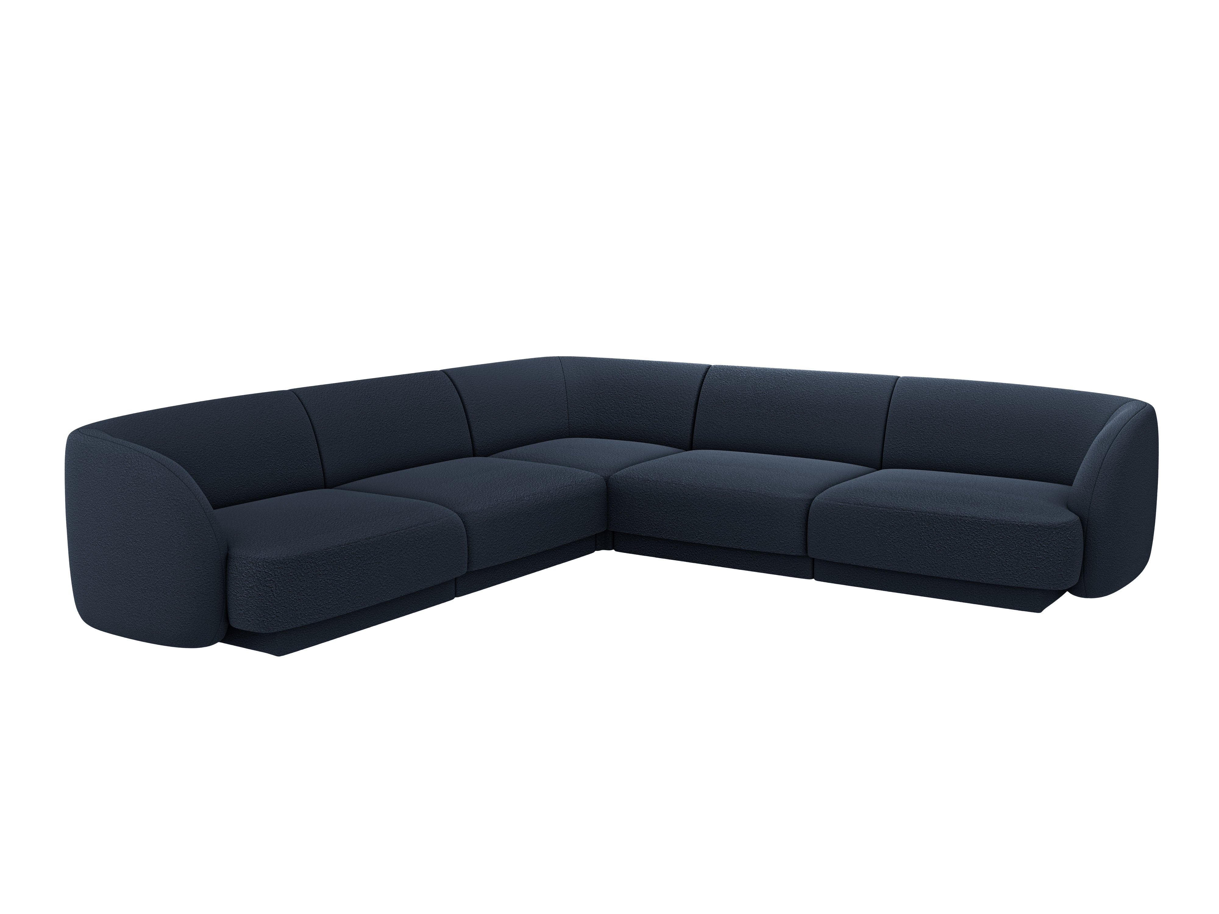 Sitzgarnitur Miley 255x255 cm, Material: Bouclé