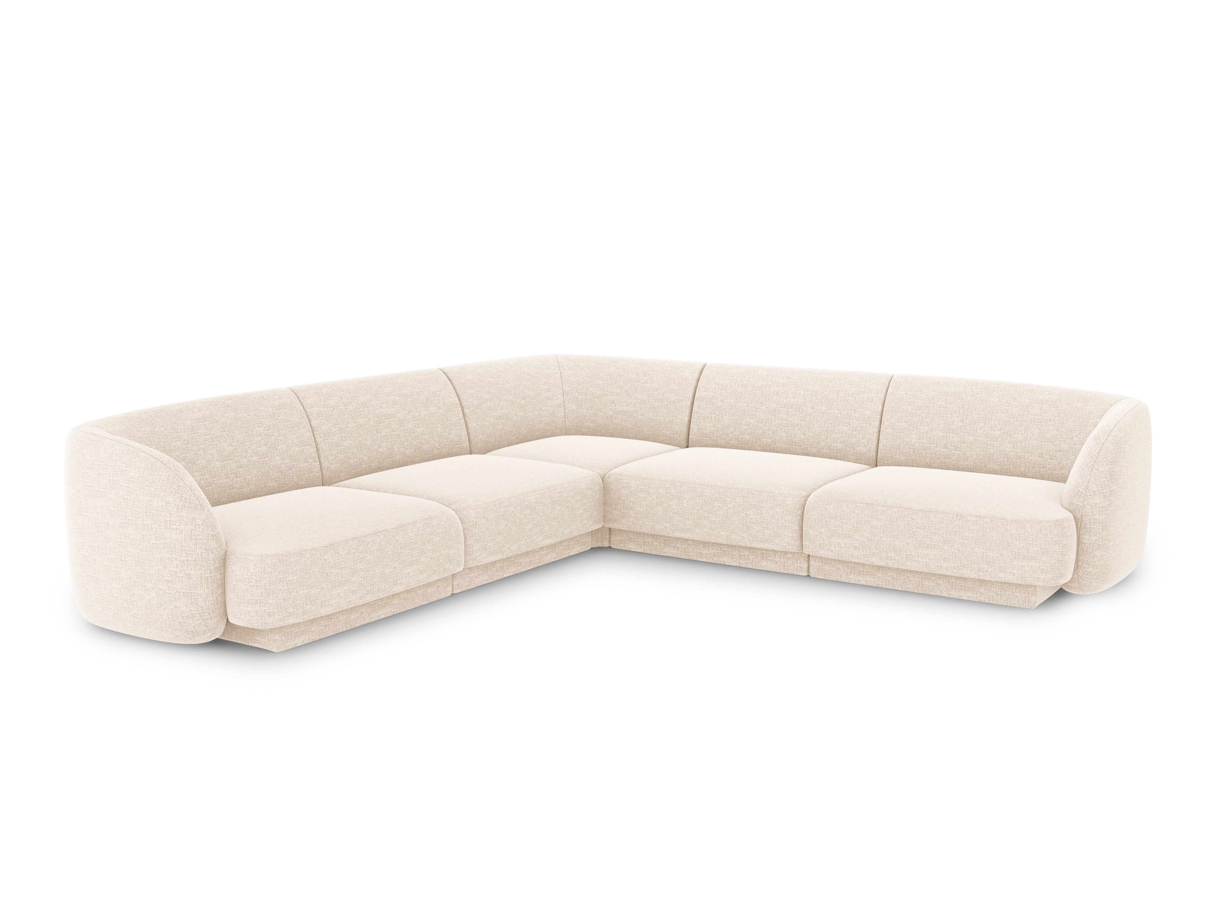 Sitzgarnitur Miley 255x255 cm, Material: Chenille