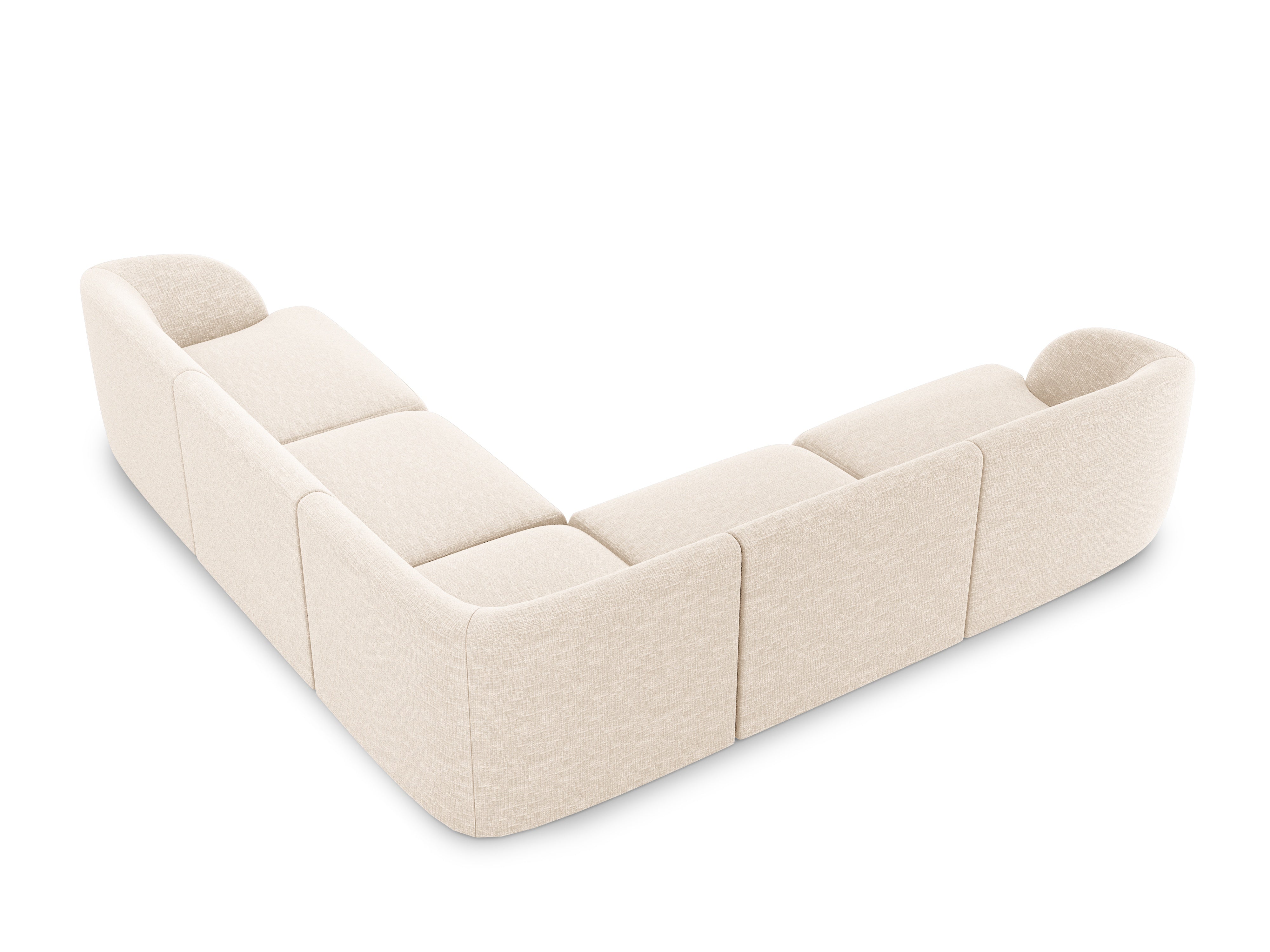 Sitzgarnitur Miley 255x255 cm, Material: Chenille