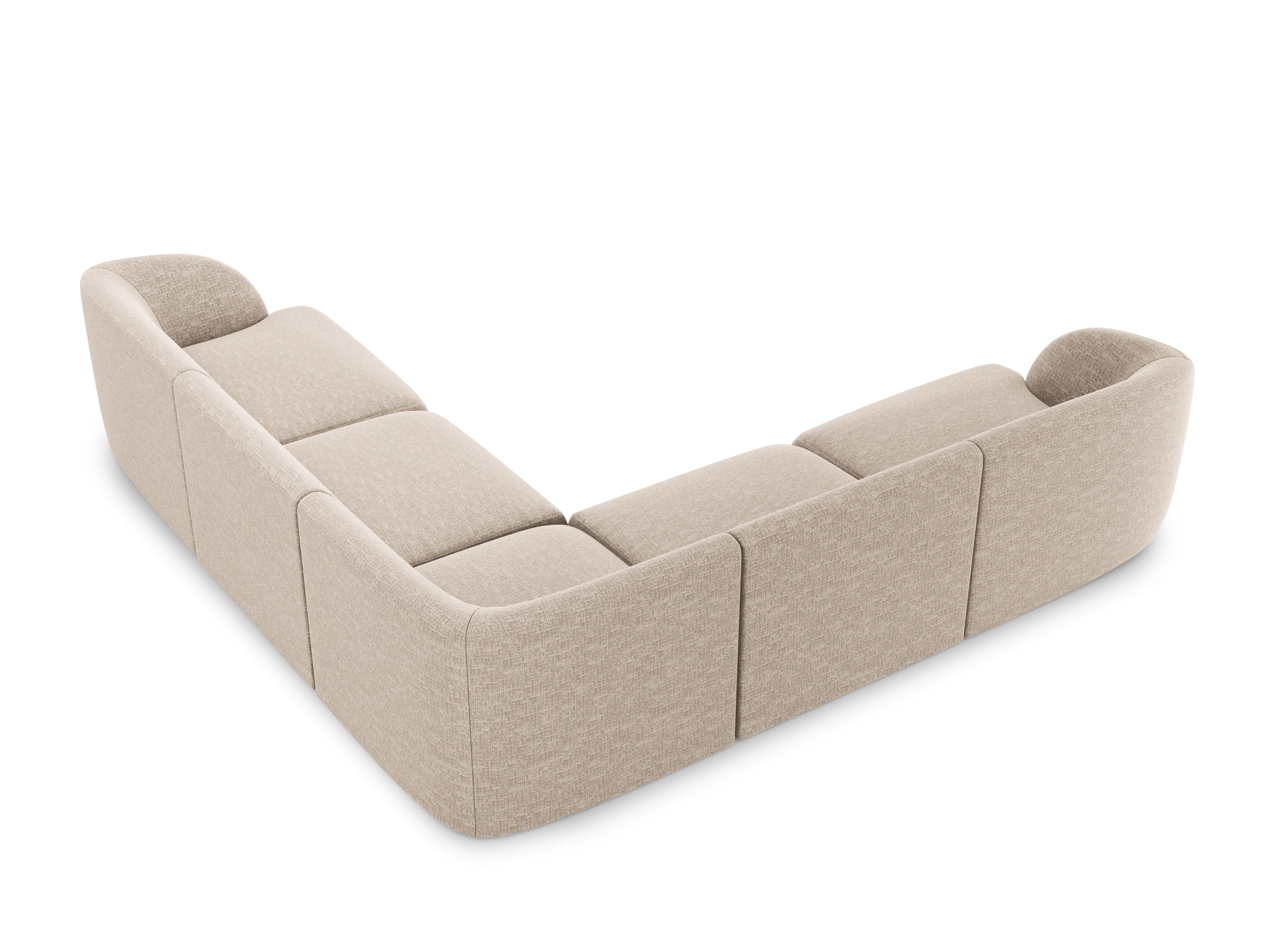 Sitzgarnitur Miley 255x255 cm, Material: Chenille