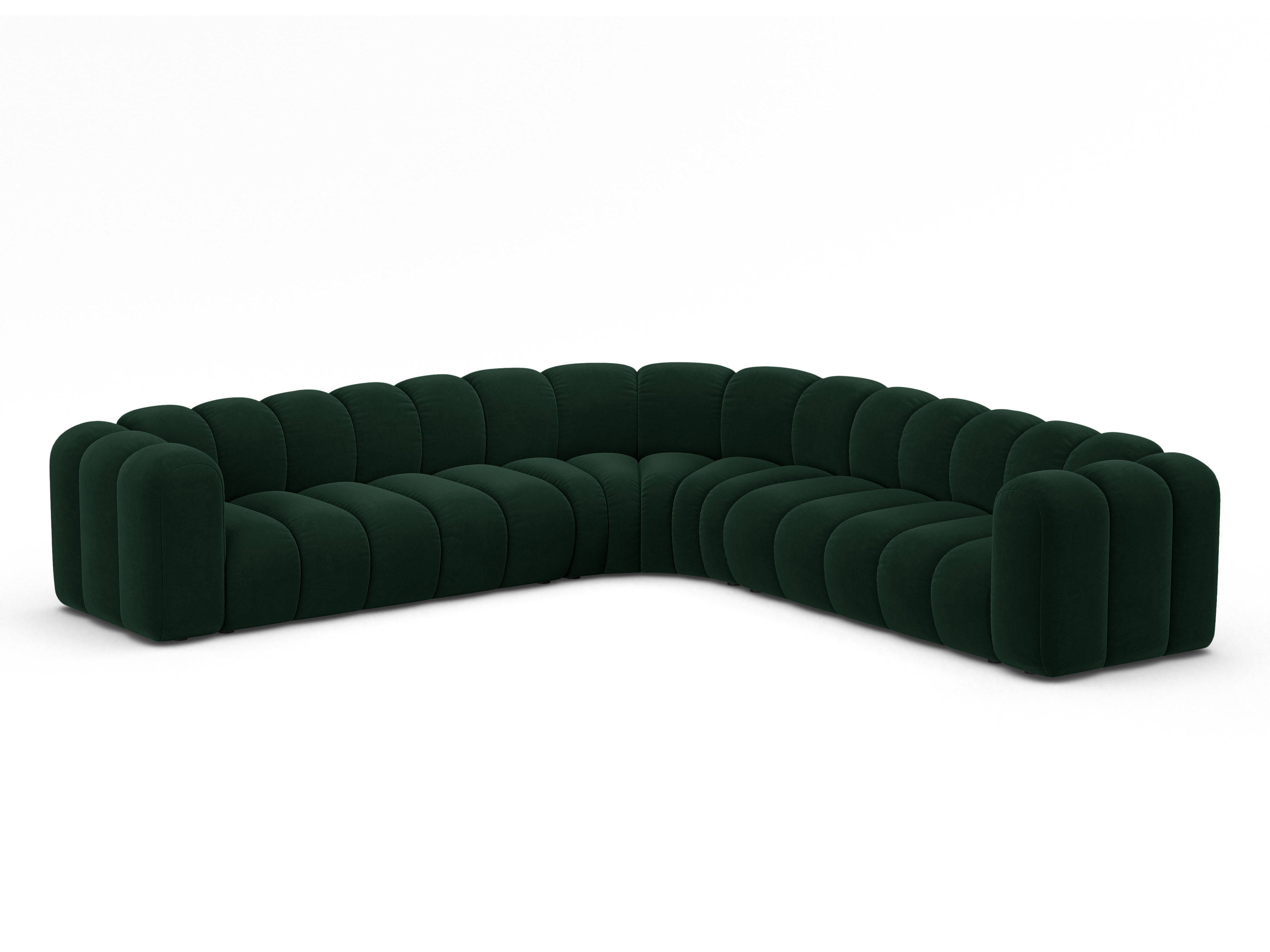 Sitzgarnitur Lupine 309x309 cm, Material: Samt