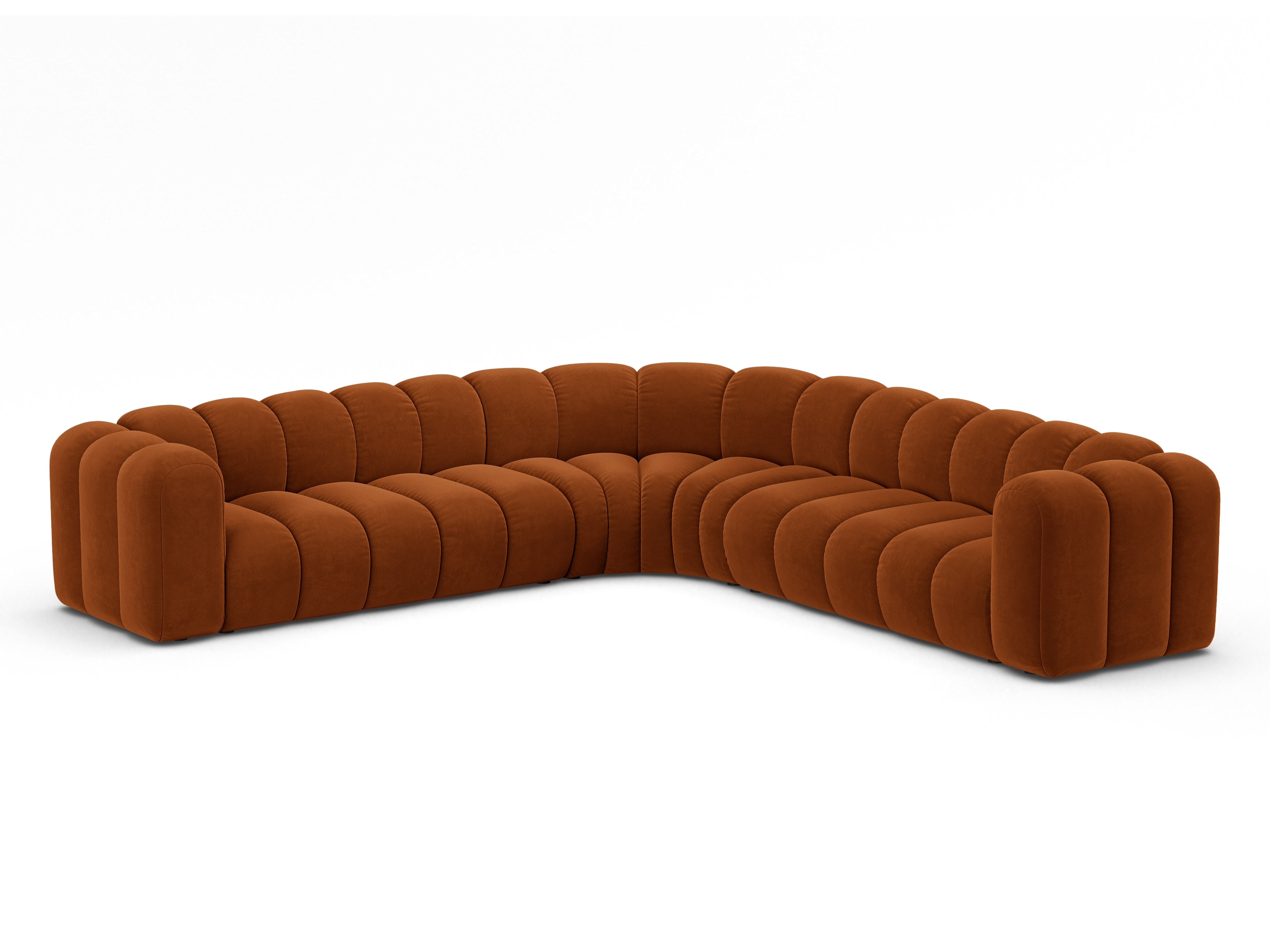 Sitzgarnitur Lupine 309x309 cm, Material: Samt