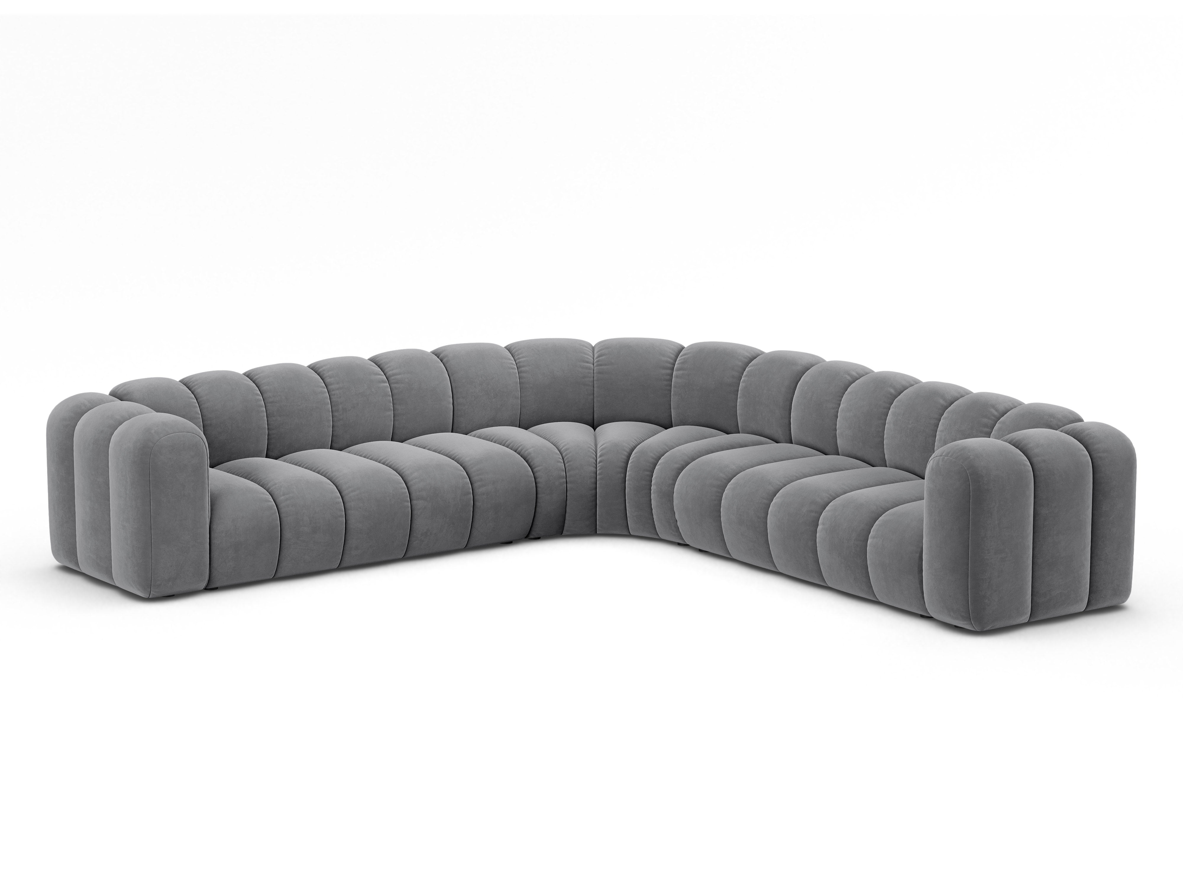 Sitzgarnitur Lupine 309x309 cm, Material: Samt