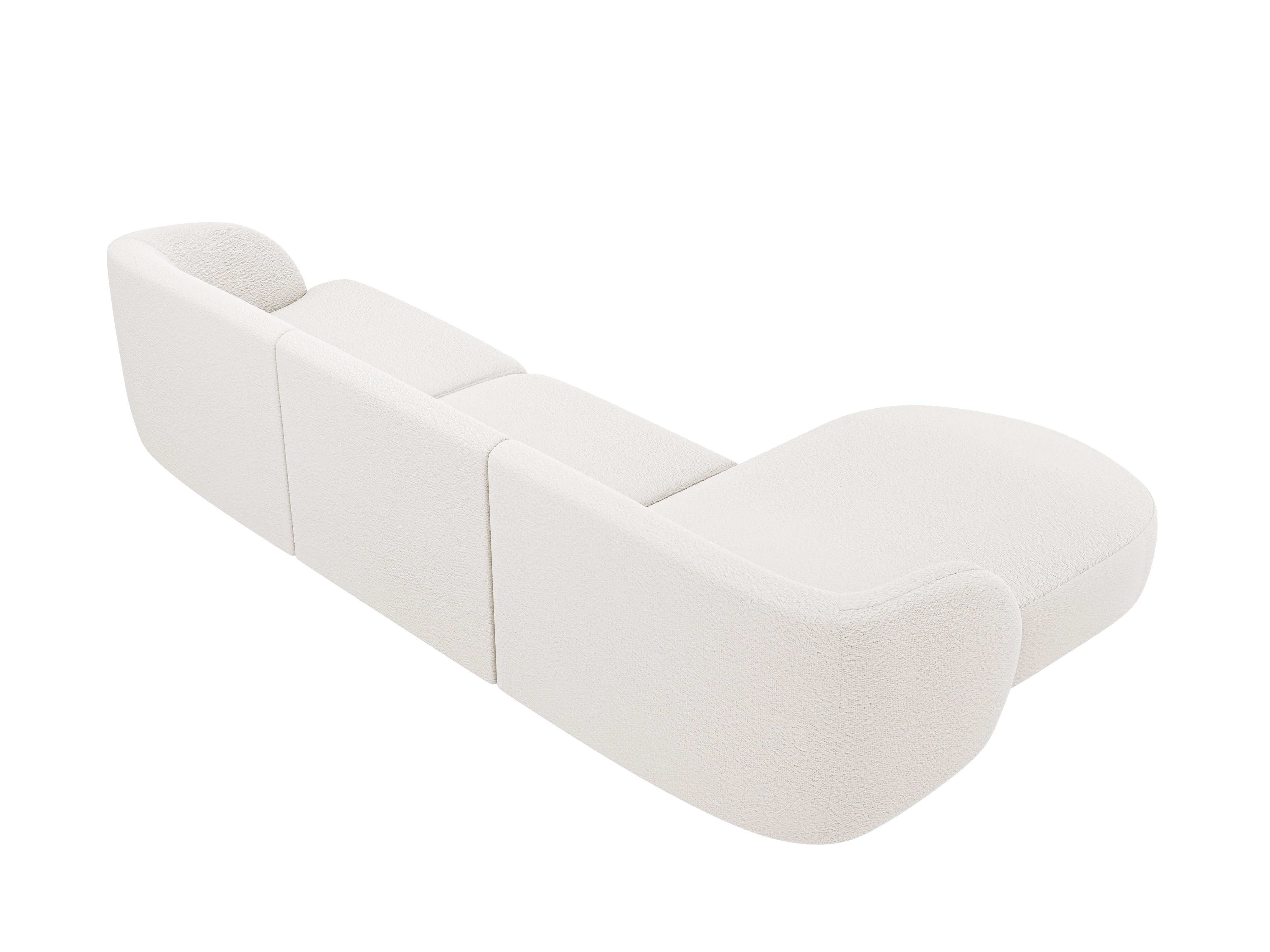 Sitzgarnitur Miley 255x165cm, Material: Bouclé