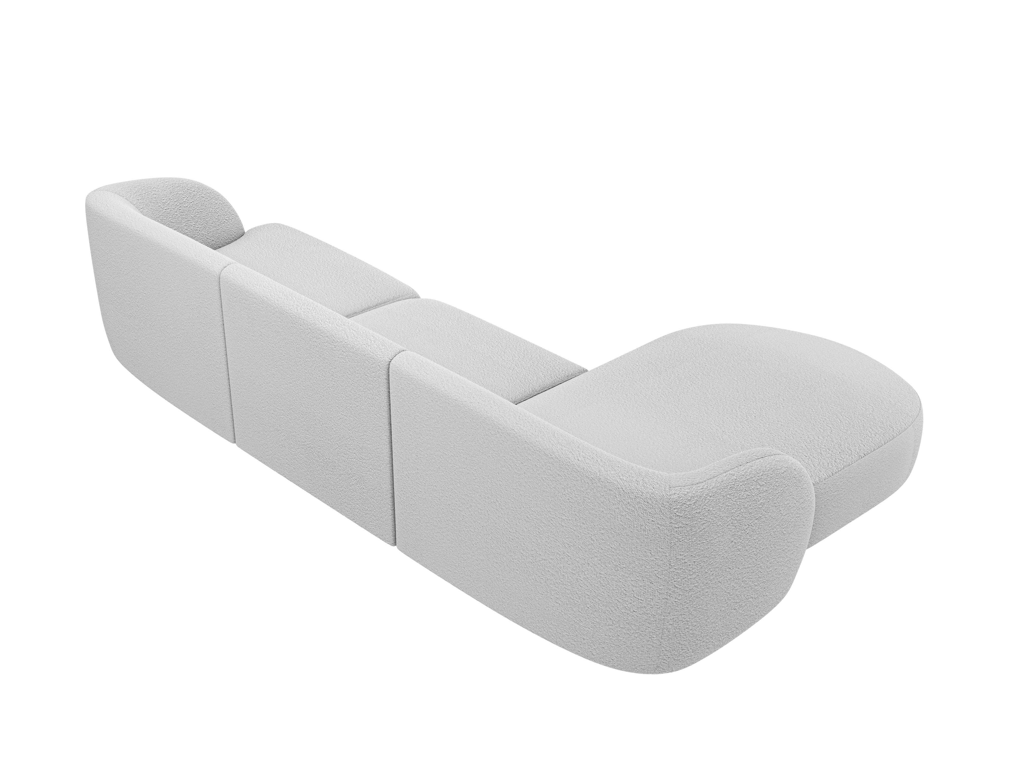 Sitzgarnitur Miley 255x165cm, Material: Bouclé