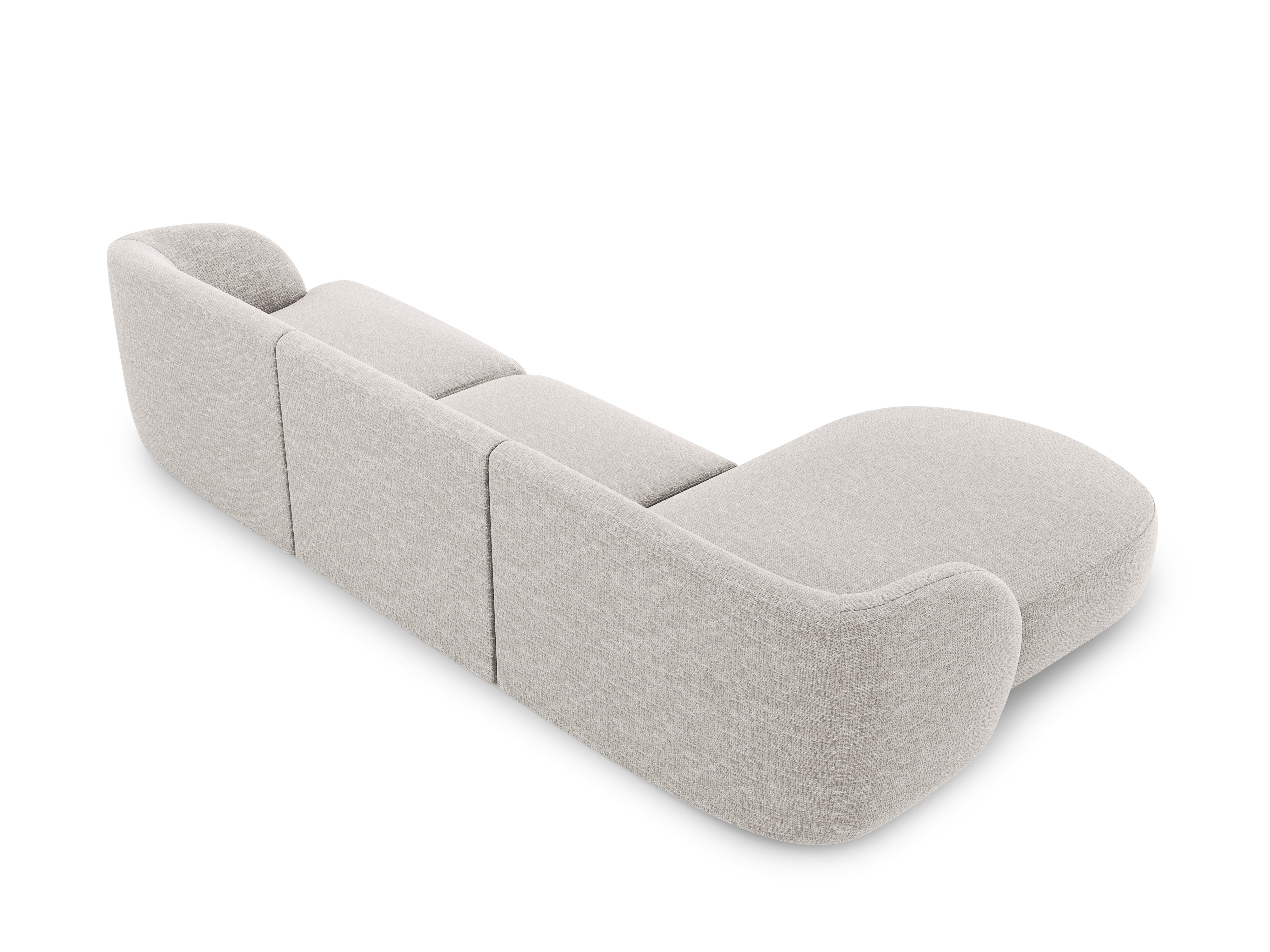 Sitzgarnitur Miley 255x165cm, Material: Chenille