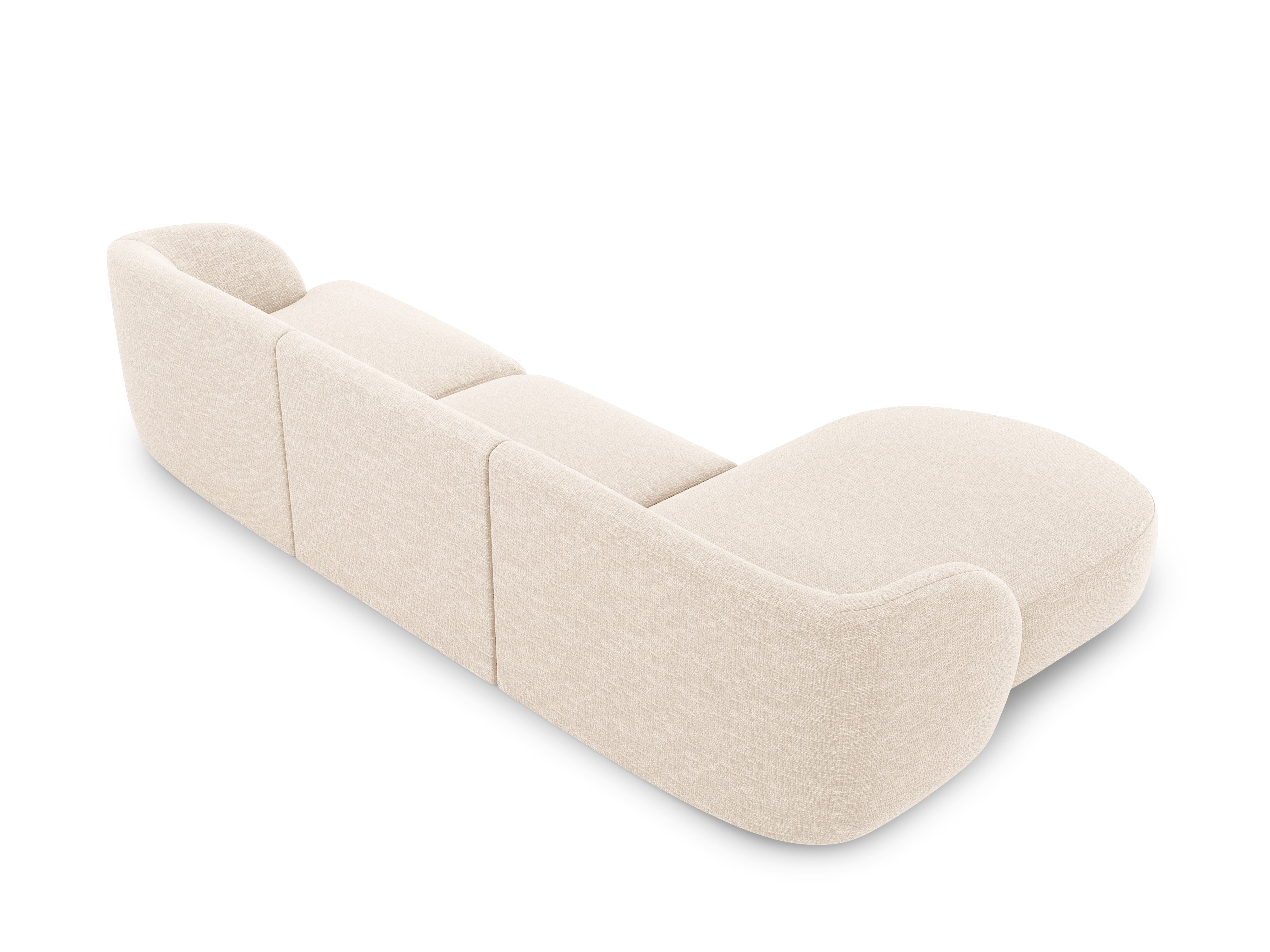 Sitzgarnitur Miley 255x165cm, Material: Chenille
