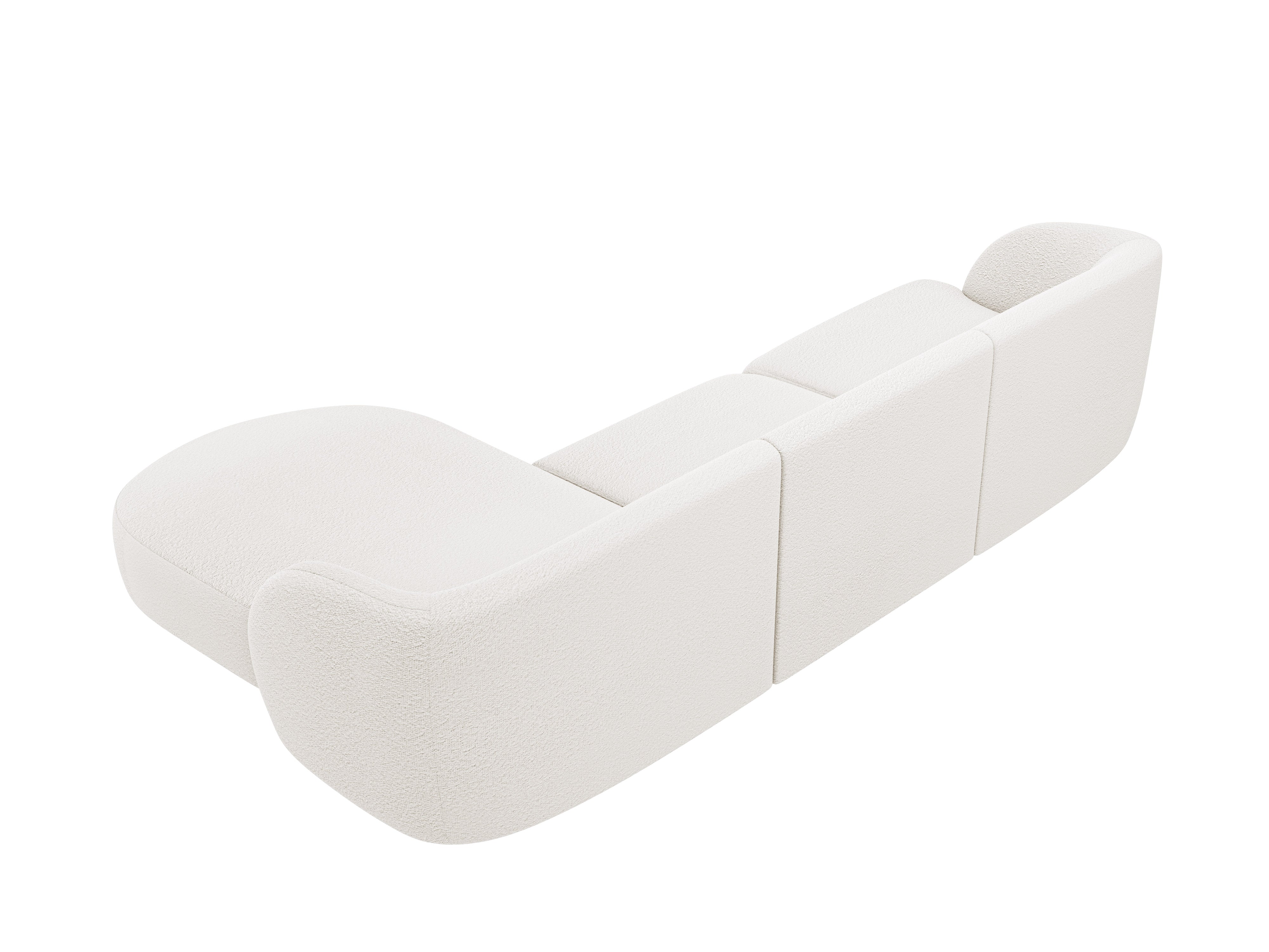 Sitzgarnitur Miley 255x165cm, Material: Bouclé